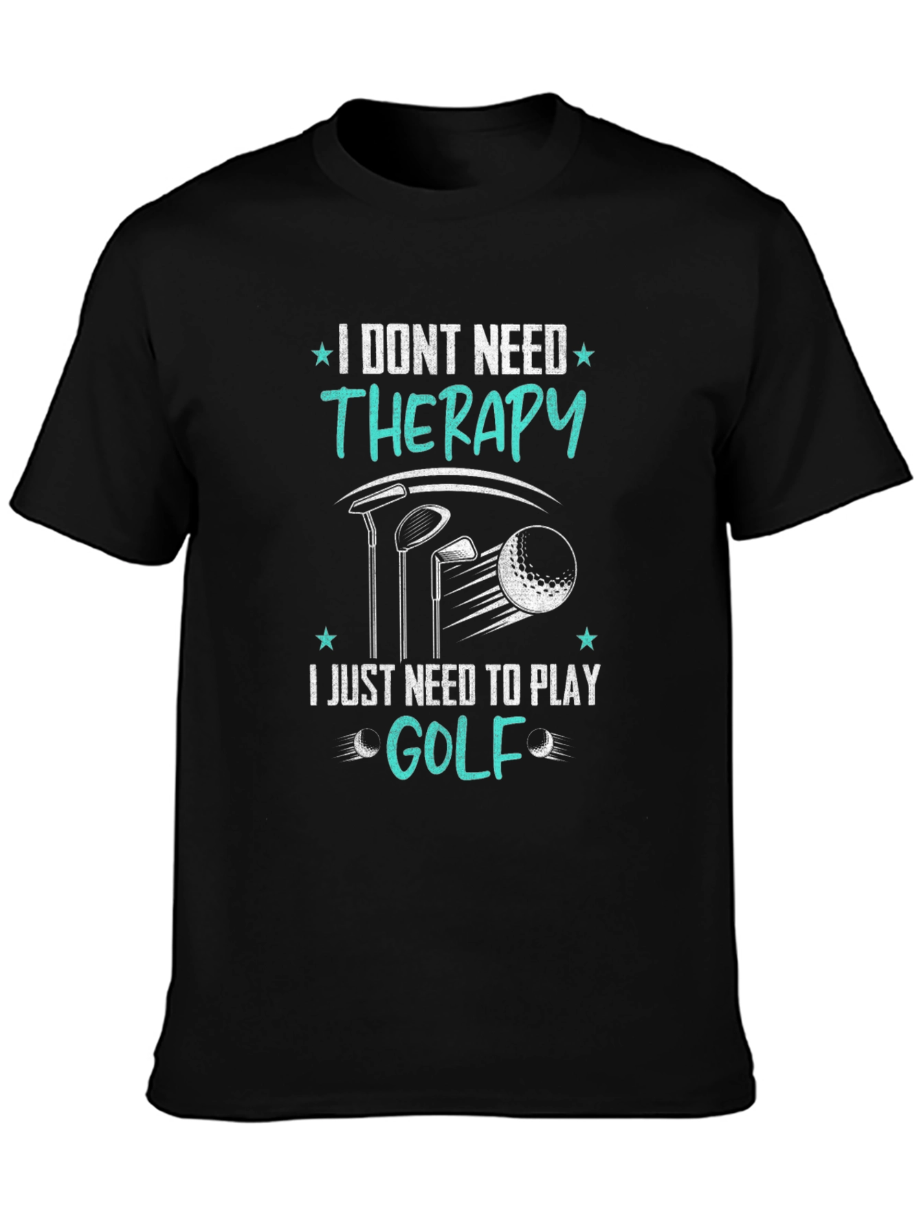 Golf Therapy T-Shirt - Funny Golfing Tee