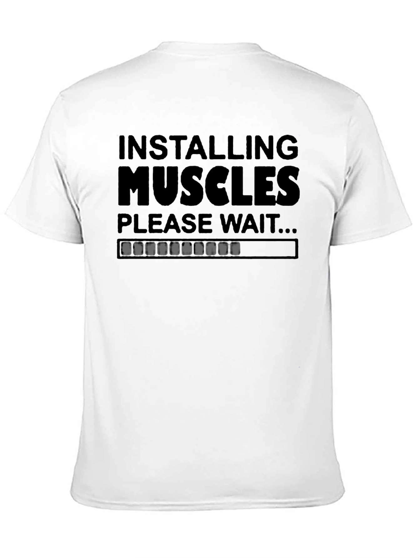 Installing Muscles Funny Gym T-Shirt