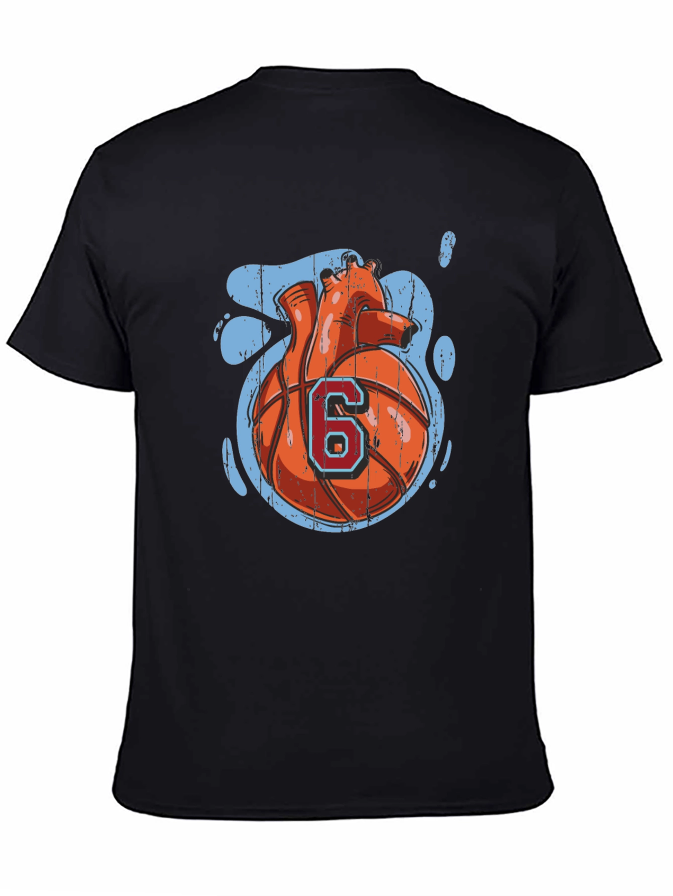 Basketball Heart Graphic Tee