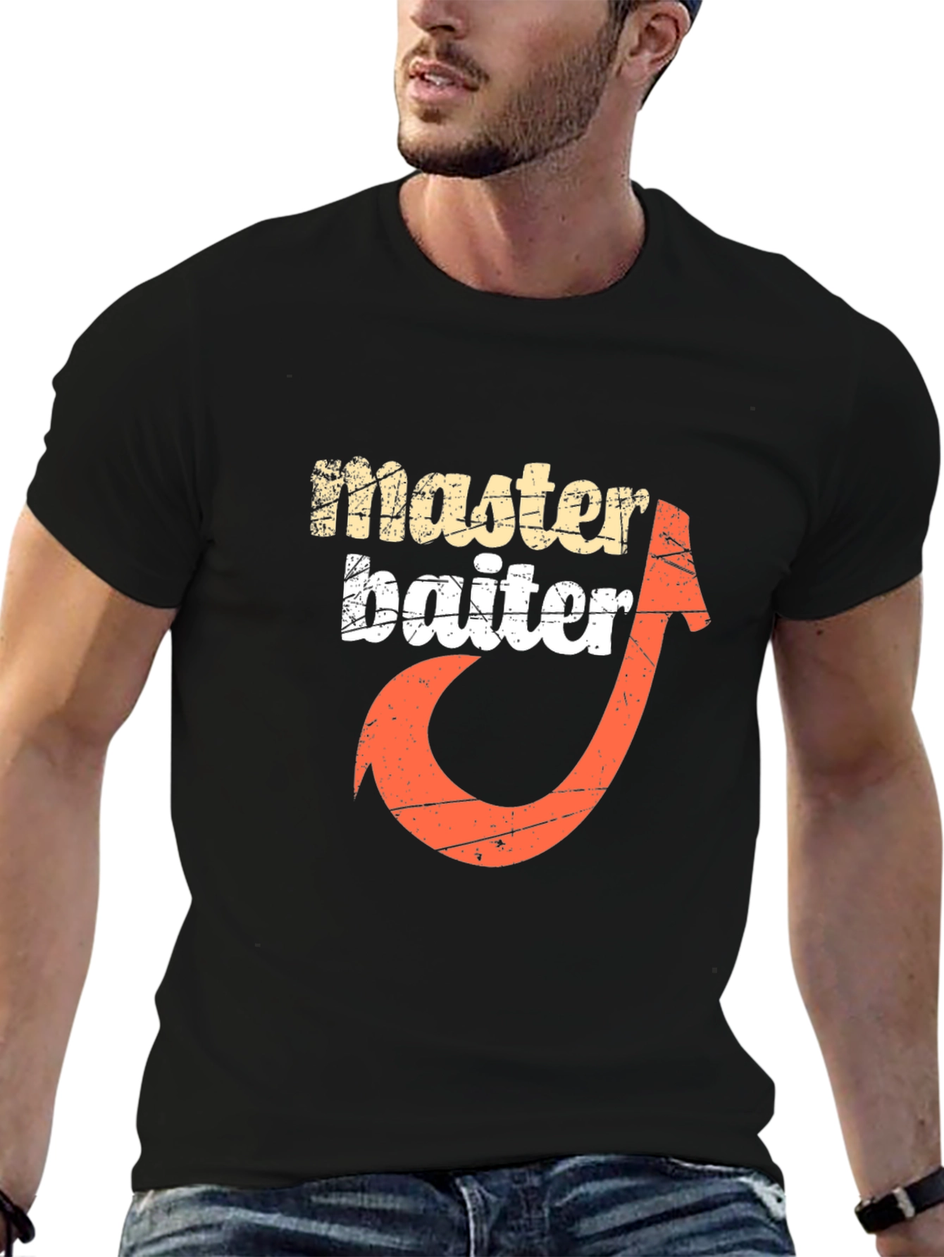 Master Baiter Funny Fishing Hook T-Shirt