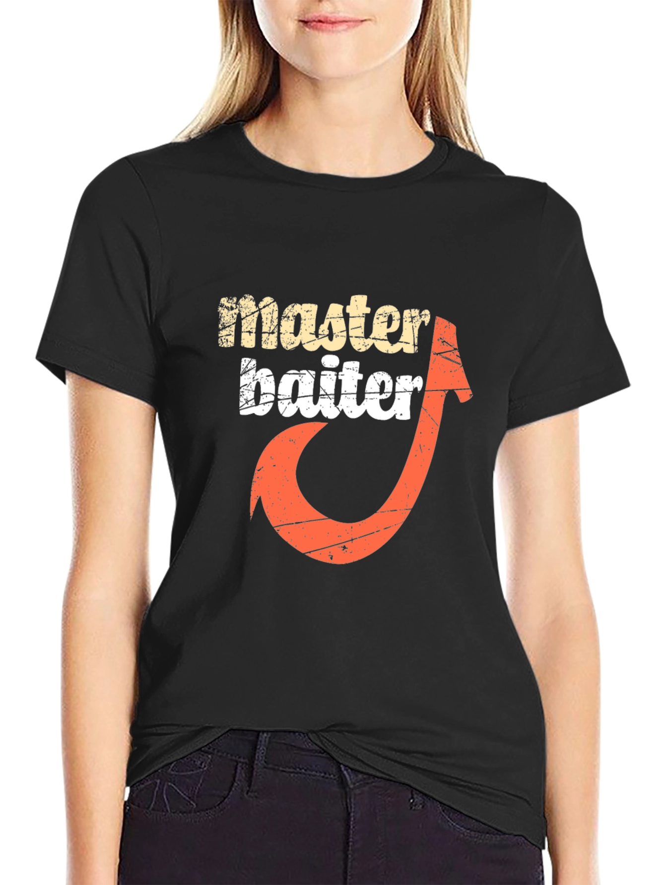 Master Baiter Funny Fishing Hook T-Shirt