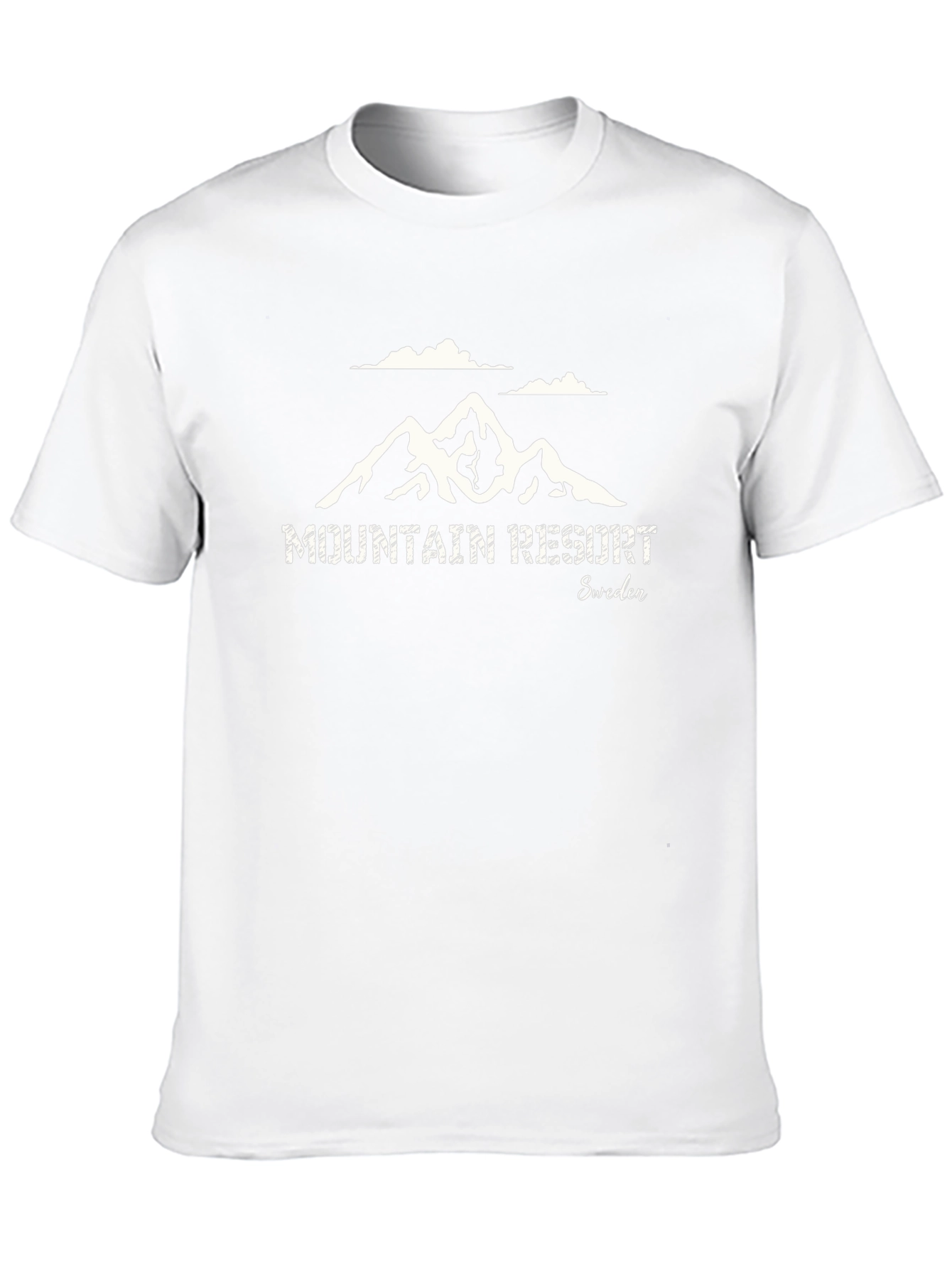 Mountain Resort Sweden Black T-Shirt