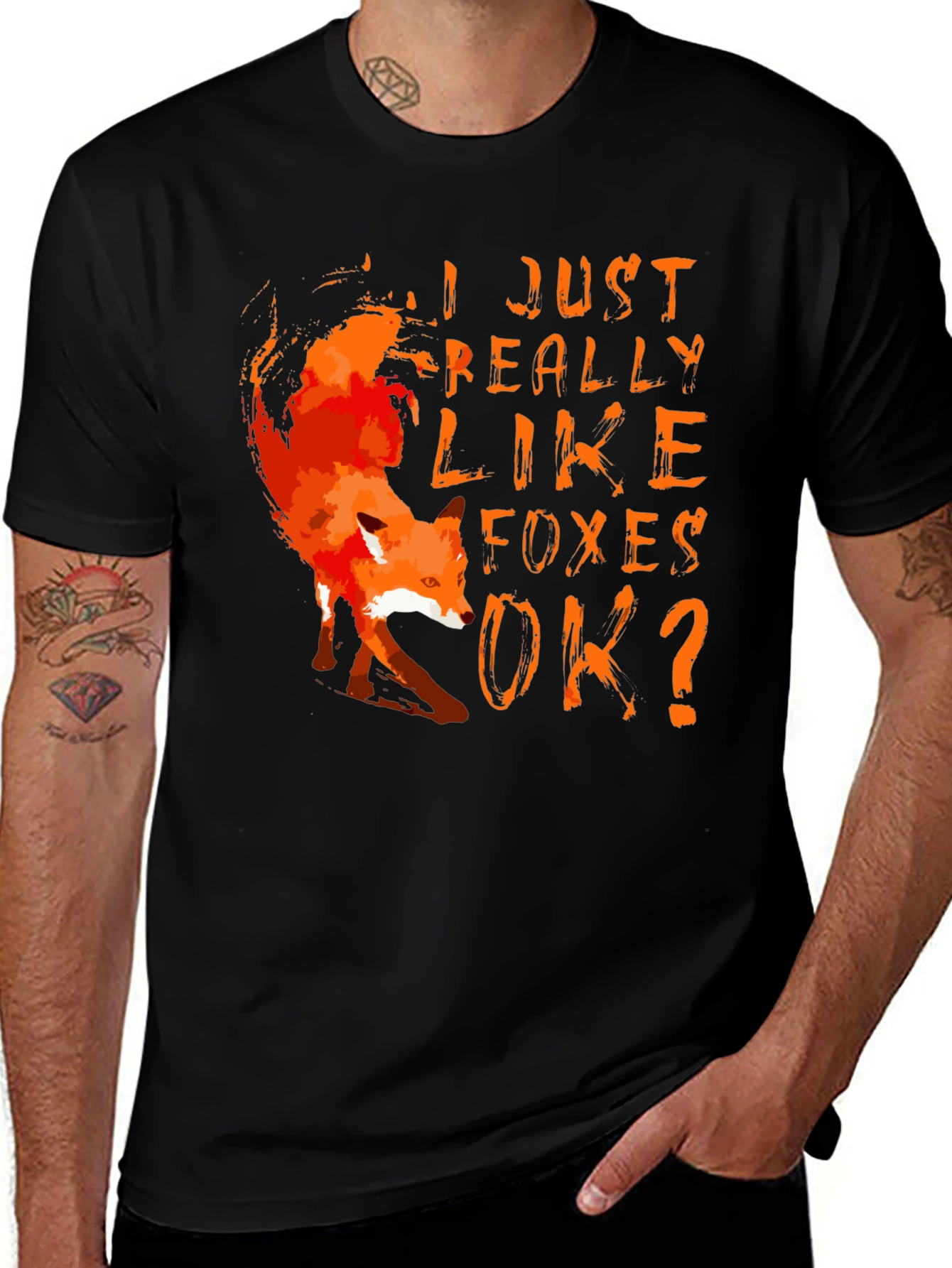 I Just Really Like Foxes OK T-Shirt