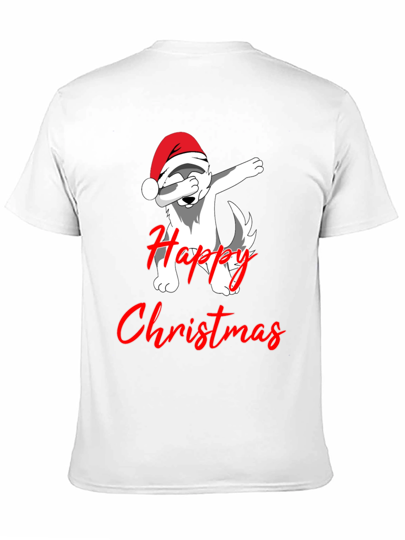 Christmas Dog Dabbing T-Shirt