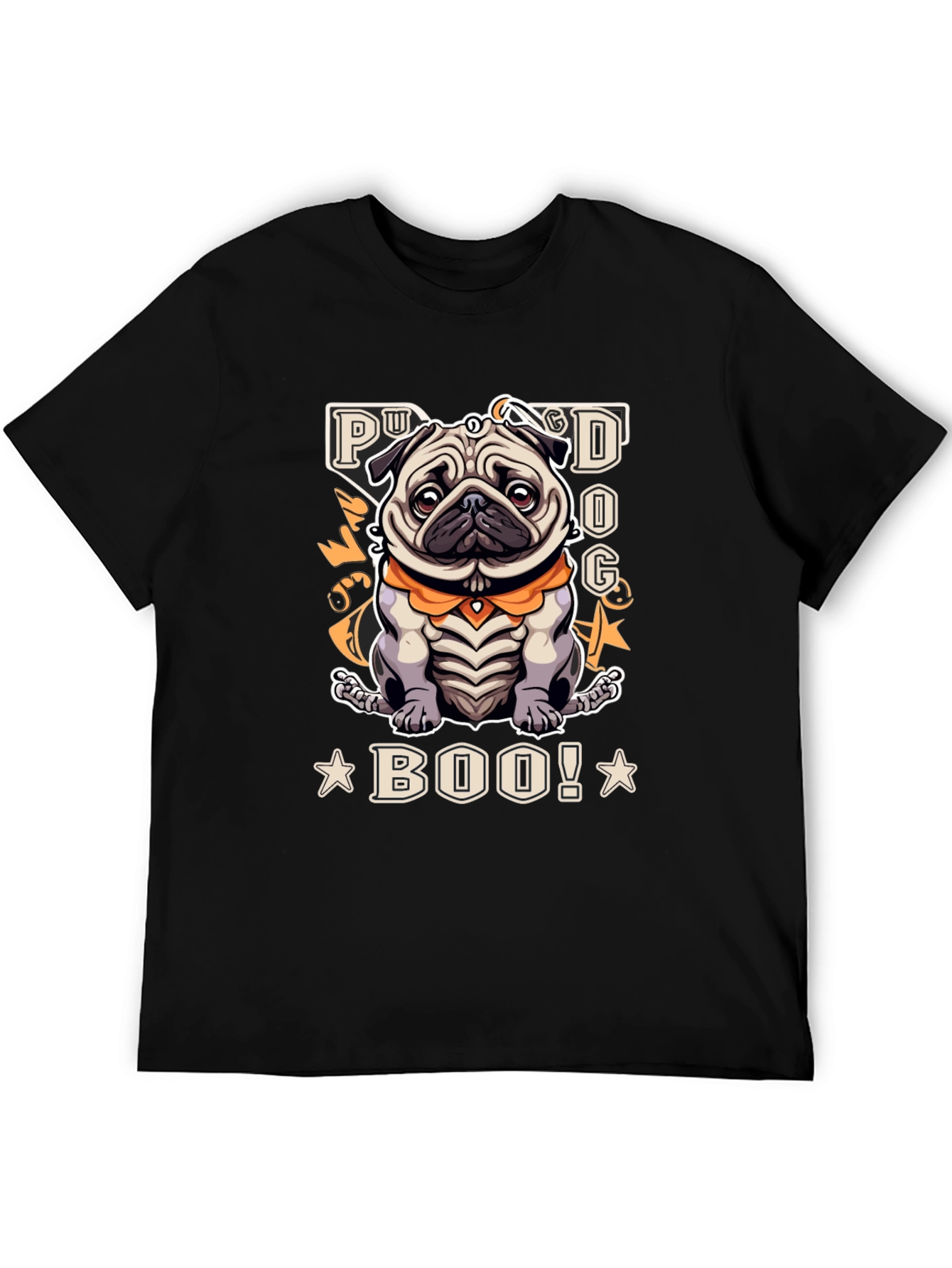 Pug Dog Boo! Graphic T-Shirt