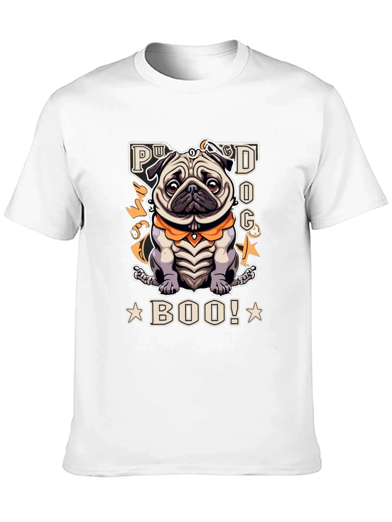 Pug Dog Boo! Graphic T-Shirt