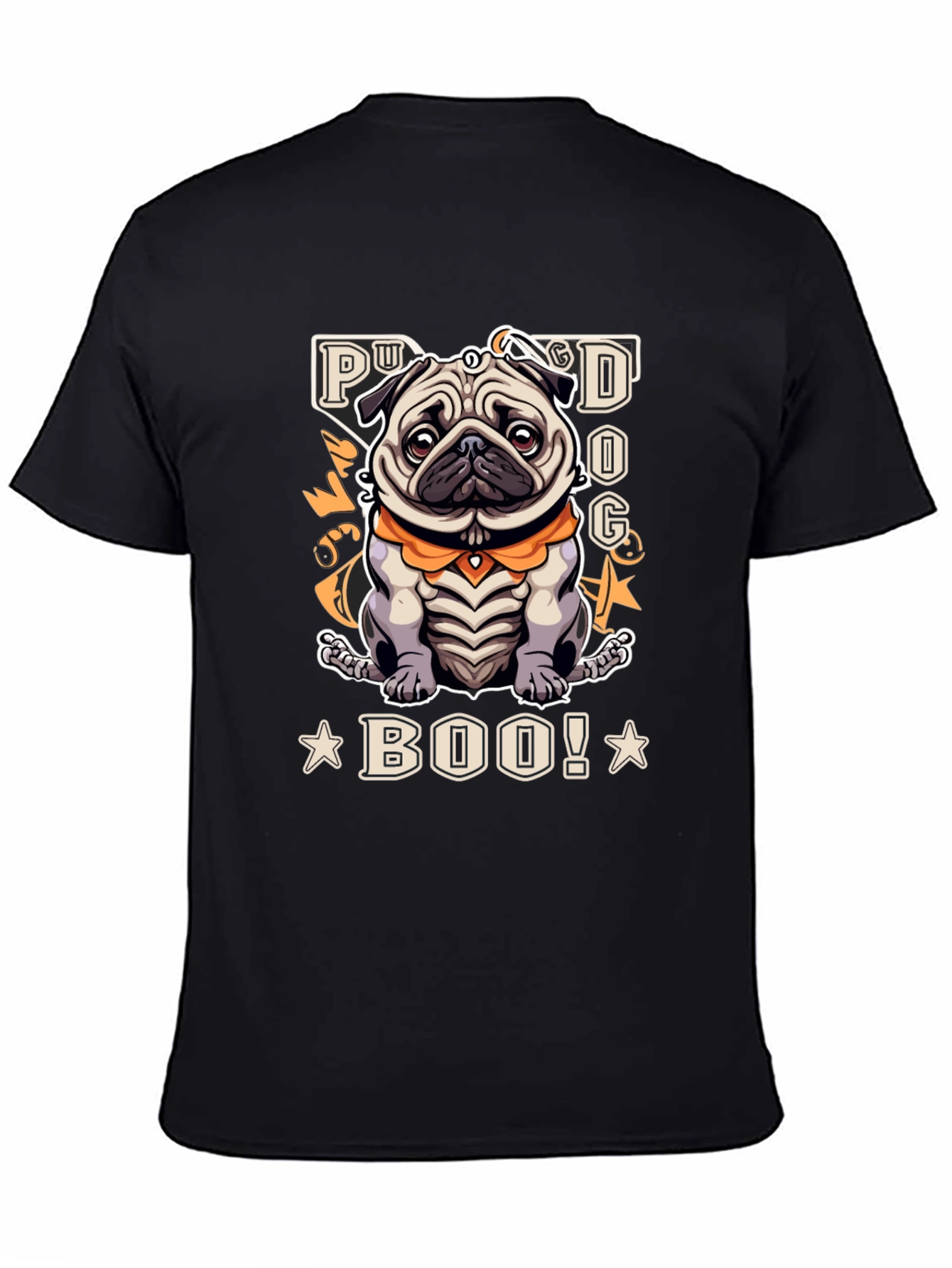 Pug Dog Boo! Graphic T-Shirt