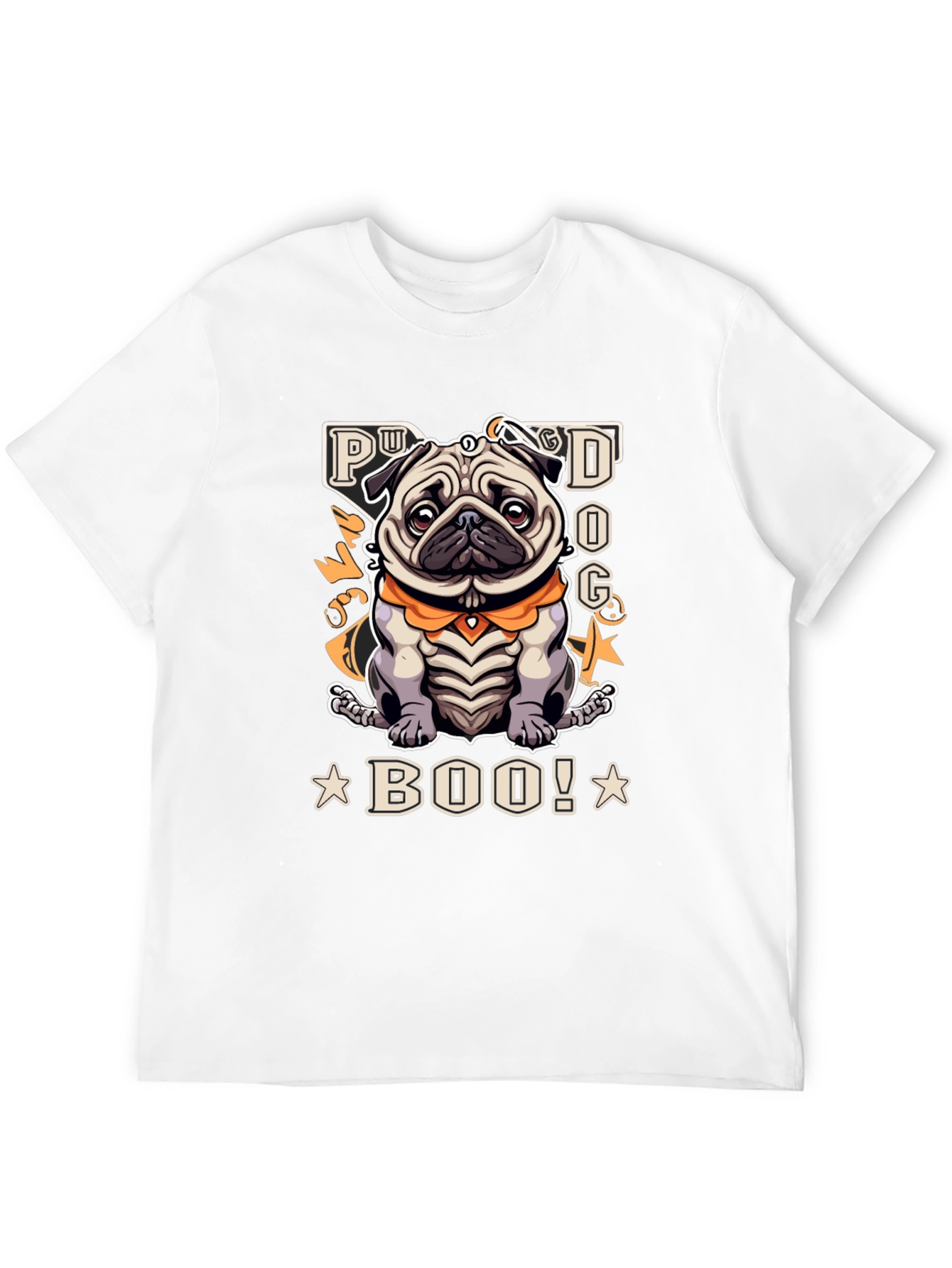 Pug Dog Boo! Graphic T-Shirt