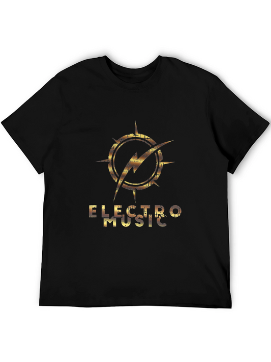 Electro Music Graphic Print T-Shirt