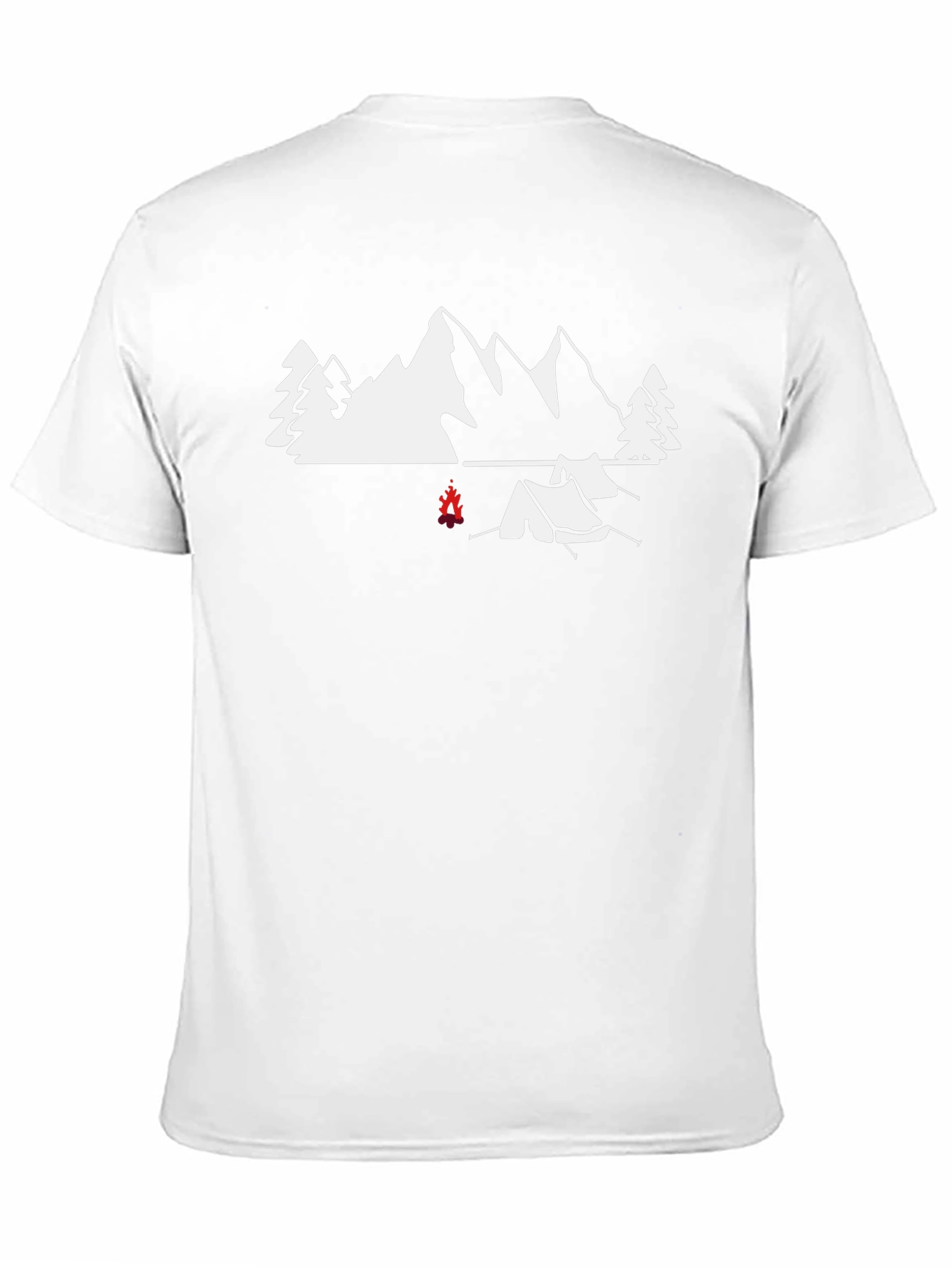Camping Scene Graphic Tee - Adventure Awaits
