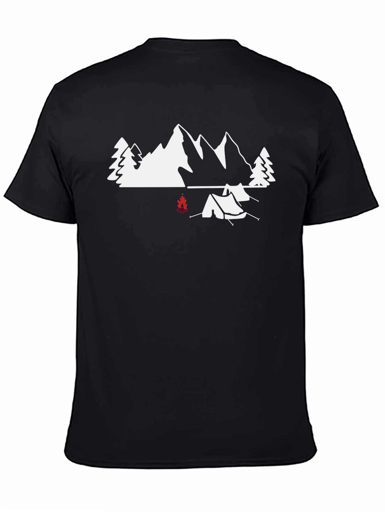 Camping Scene Graphic Tee - Adventure Awaits