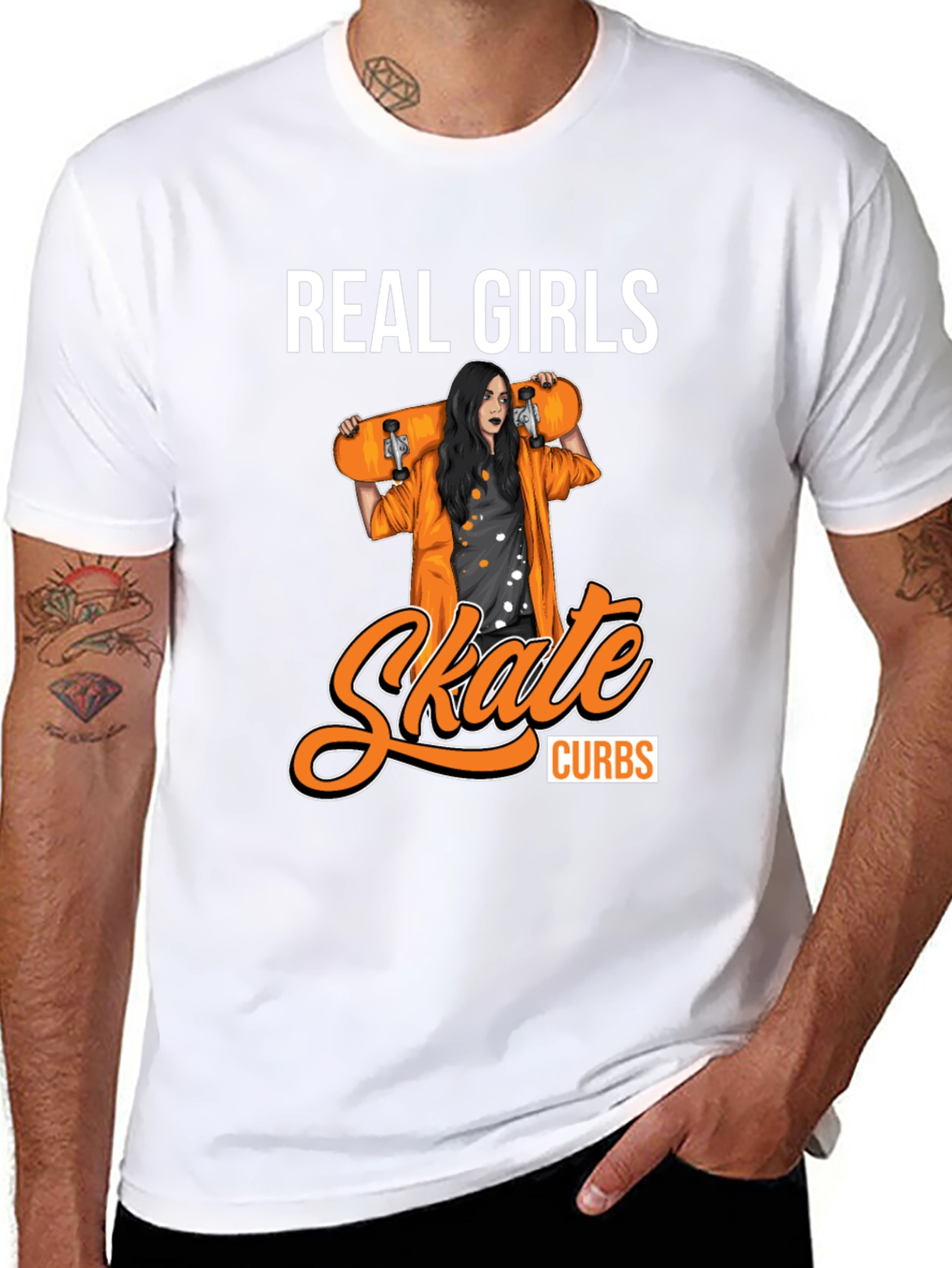 Real Girls Skate Curbs T-Shirt