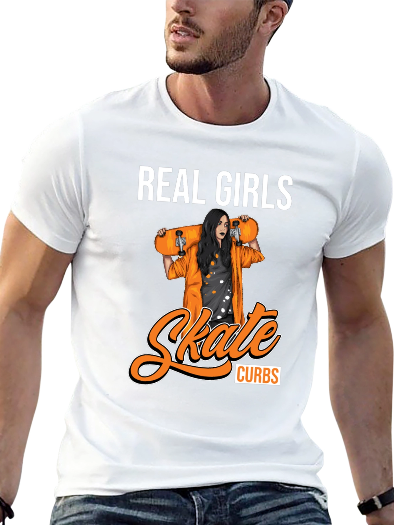 Real Girls Skate Curbs T-Shirt