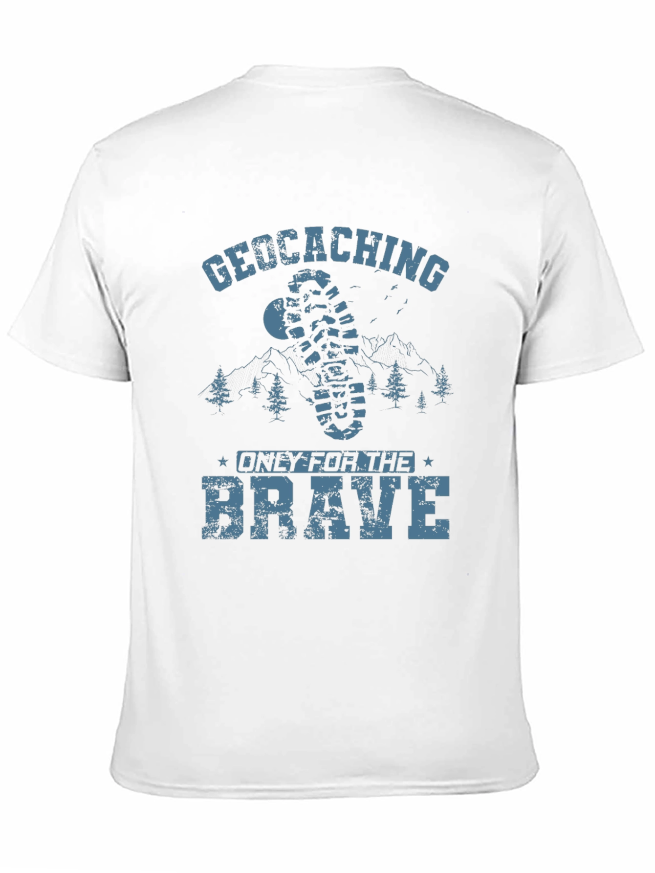 Geocaching Only for the Brave T-Shirt