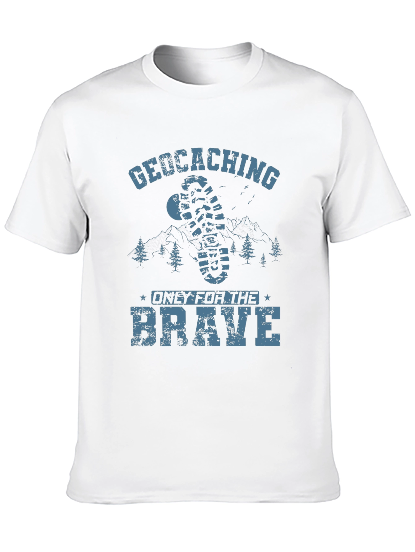 Geocaching Only for the Brave T-Shirt