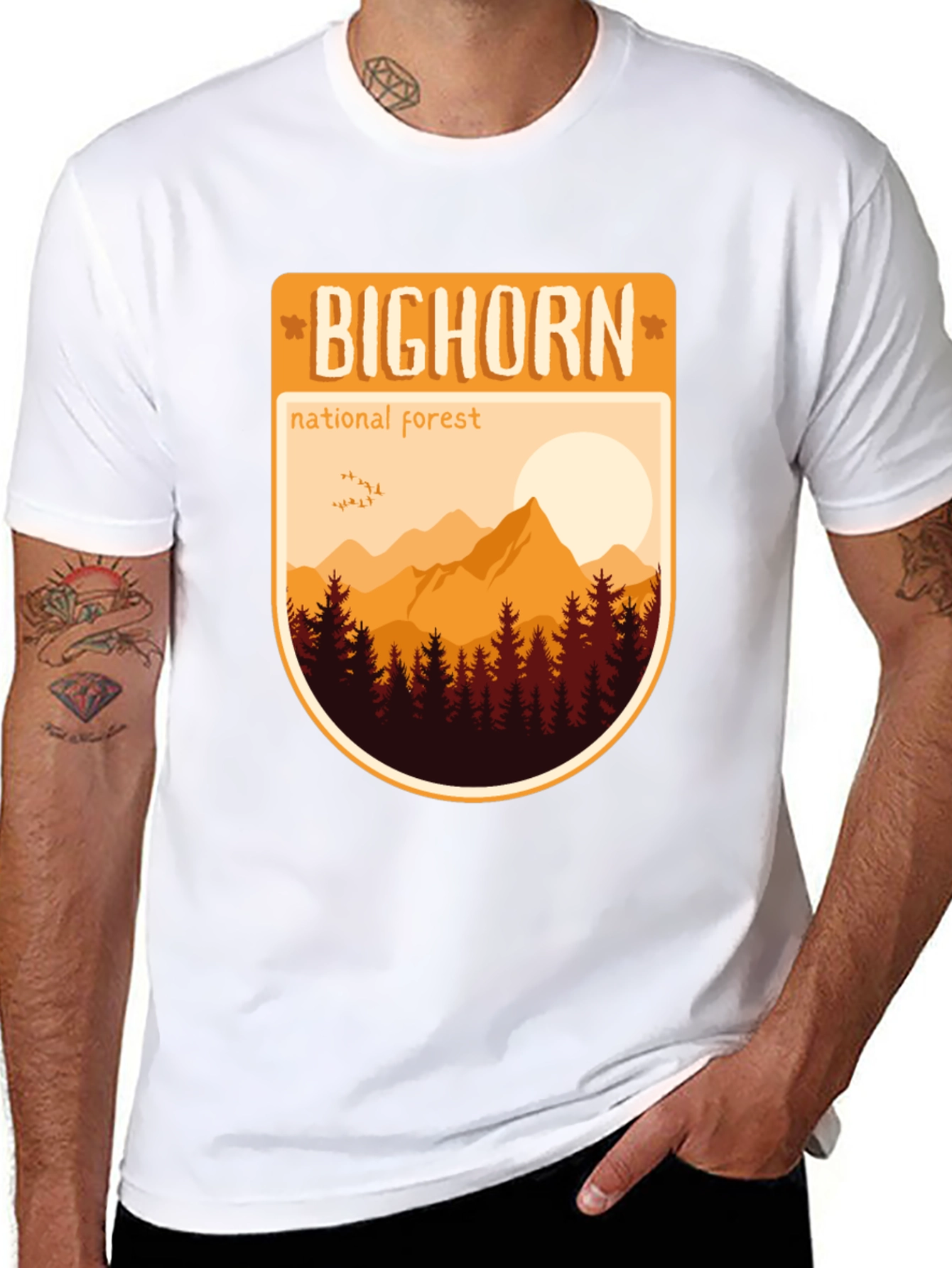 Bighorn National Forest T-Shirt - Graphic Tee