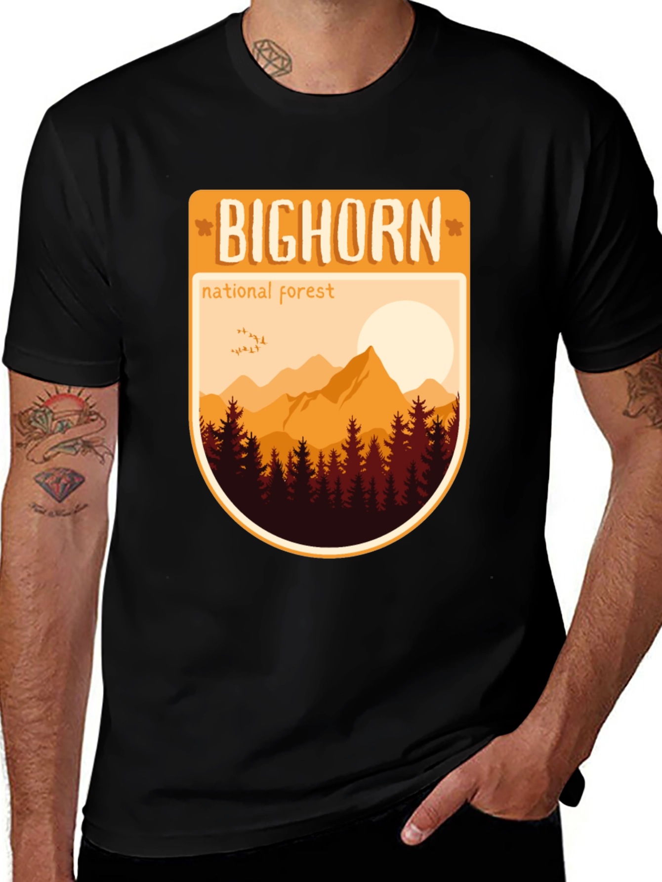 Bighorn National Forest T-Shirt - Graphic Tee