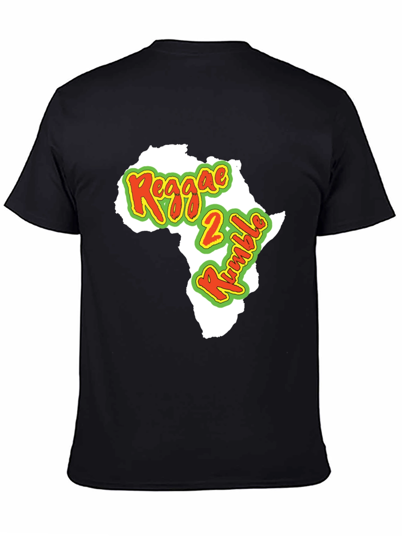 Reggae 2 Rumble Africa Map T-Shirt