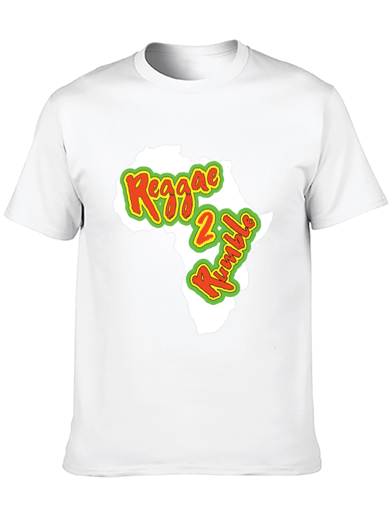 Reggae 2 Rumble Africa Map T-Shirt