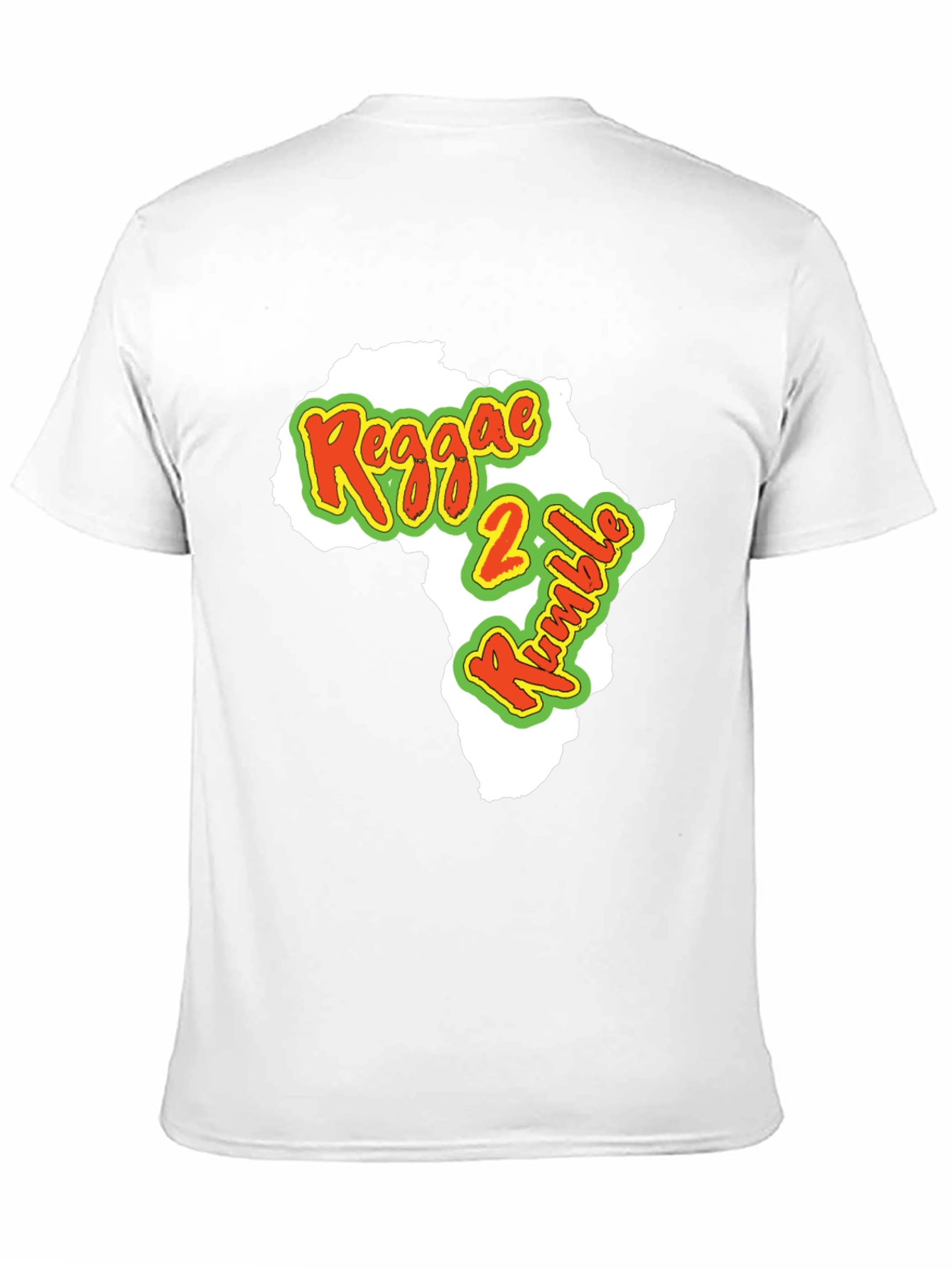 Reggae 2 Rumble Africa Map T-Shirt