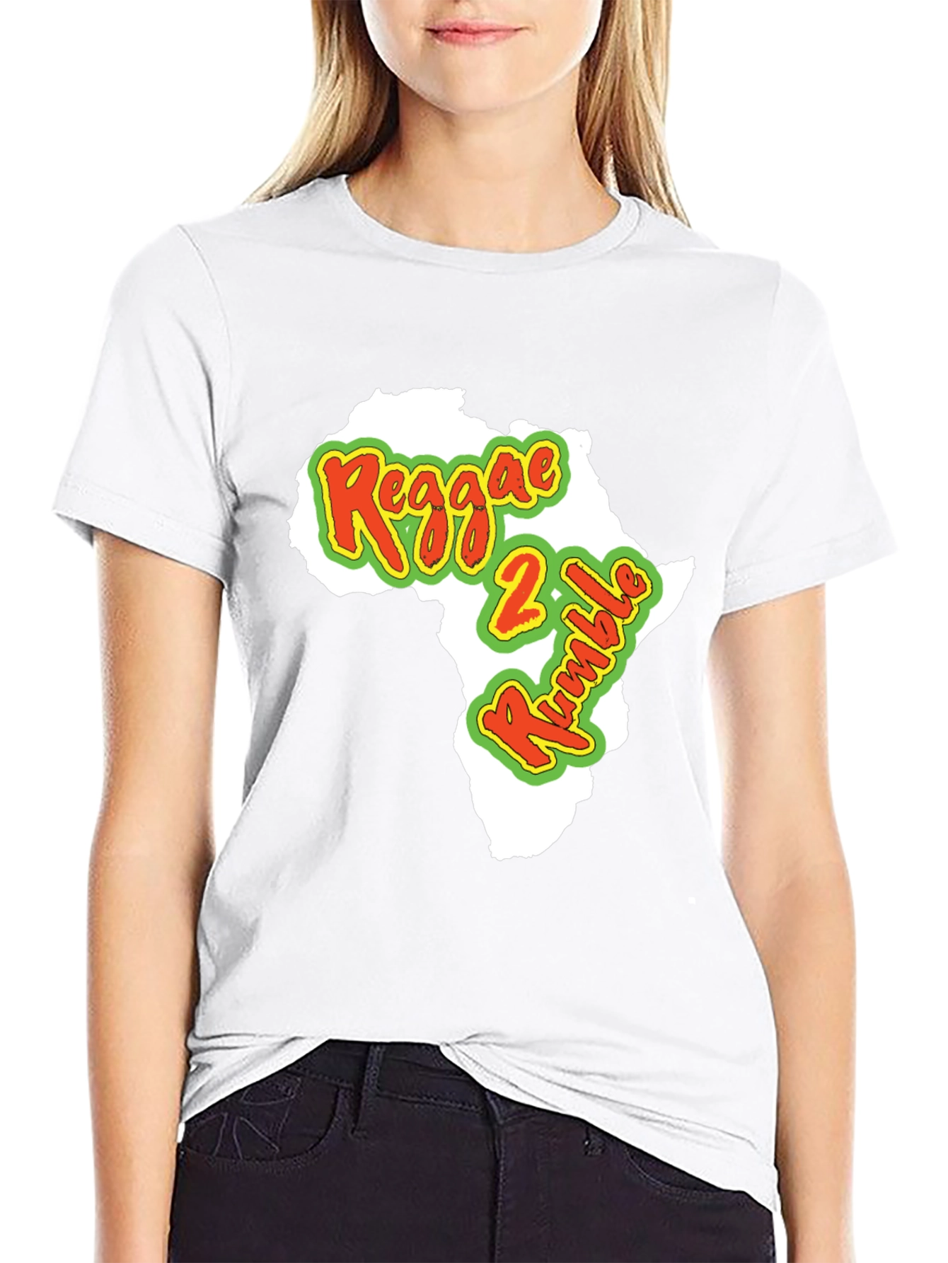 Reggae 2 Rumble Africa Map T-Shirt