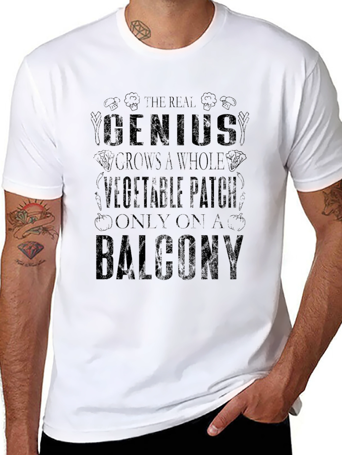 Genius Vegetable Balcony Garden T-Shirt