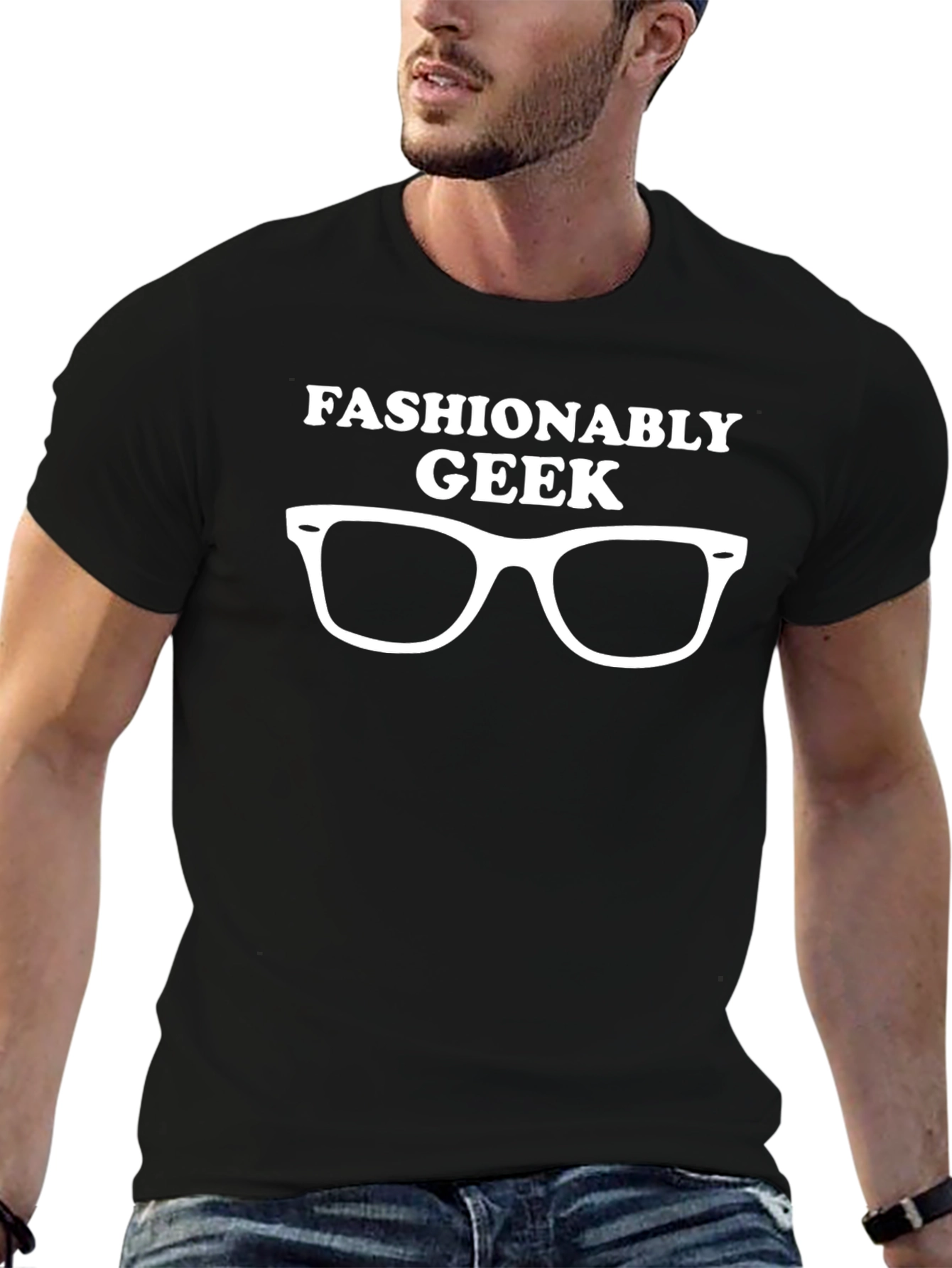 Fashionably Geek Graphic T-Shirt