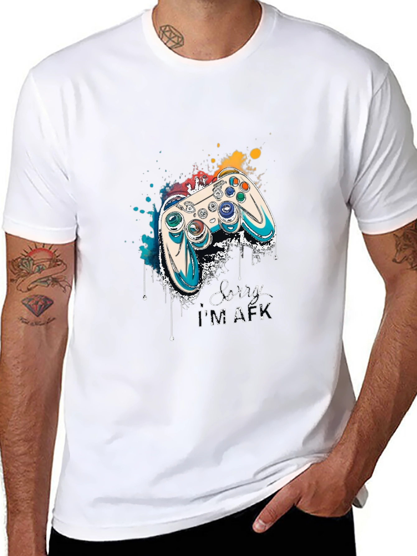 Gaming Controller Graphic T-Shirt - Sorry Im AFK