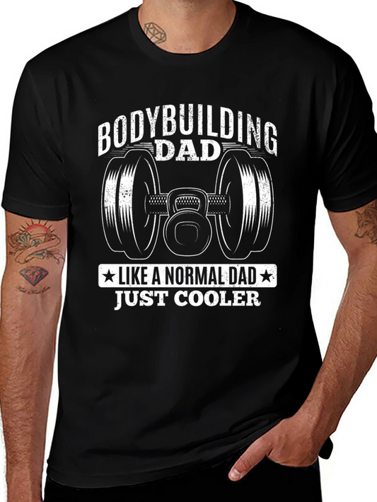 Bodybuilding Dad T-Shirt - Cool Gym Lover Gift