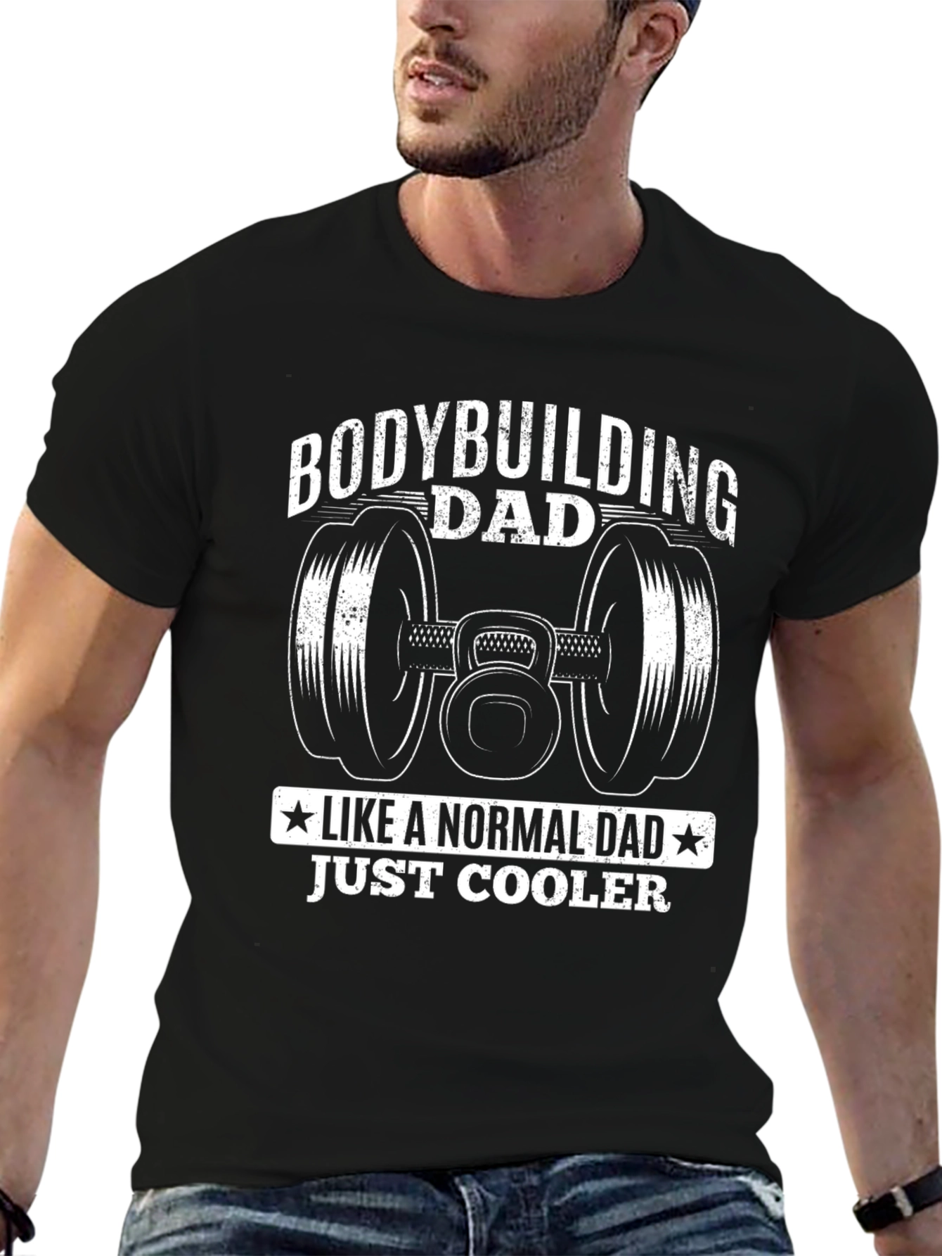 Bodybuilding Dad T-Shirt - Cool Gym Lover Gift