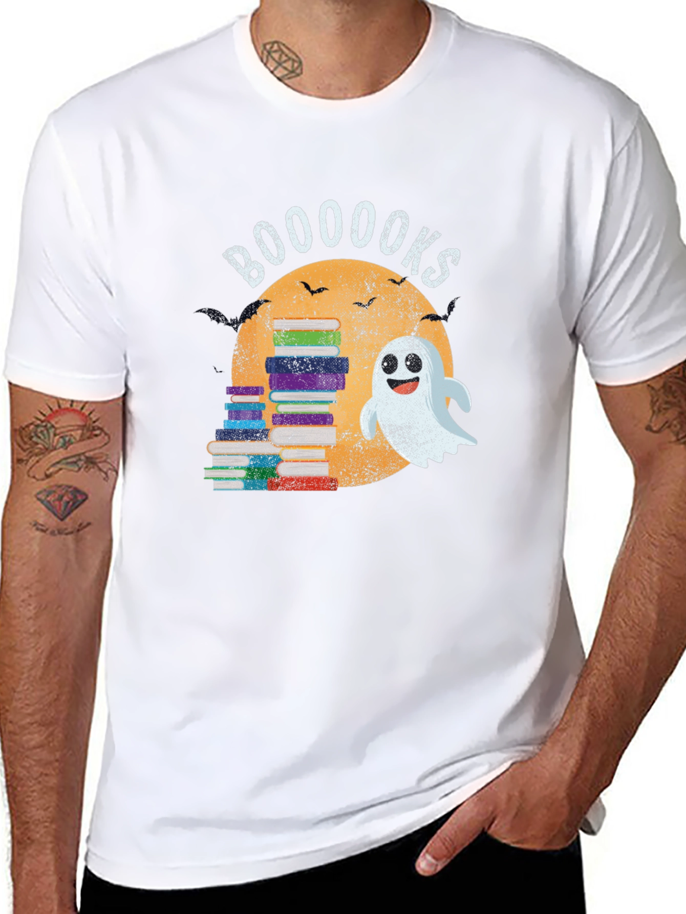 BOOOOOKS Halloween T-Shirt