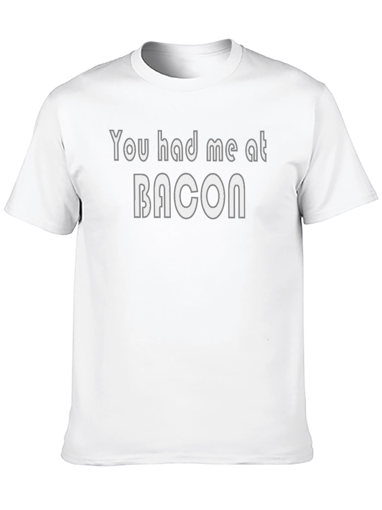 Bacon Lovers Black Graphic T-Shirt