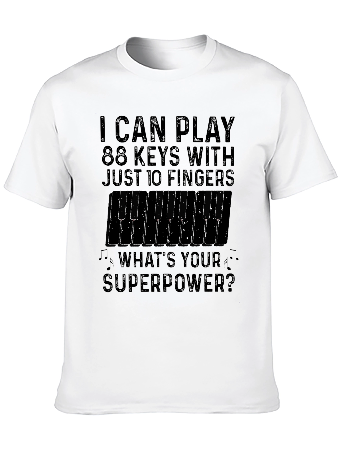 Piano Superpower T-Shirt - Musician Gift