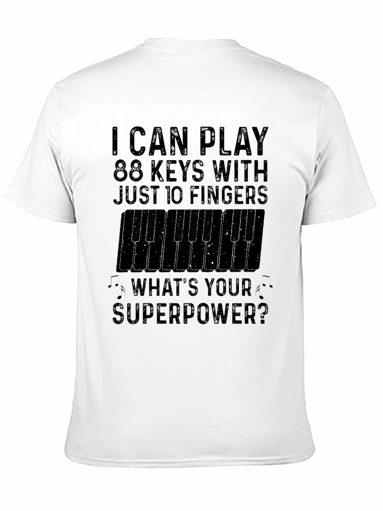 Piano Superpower T-Shirt - Musician Gift