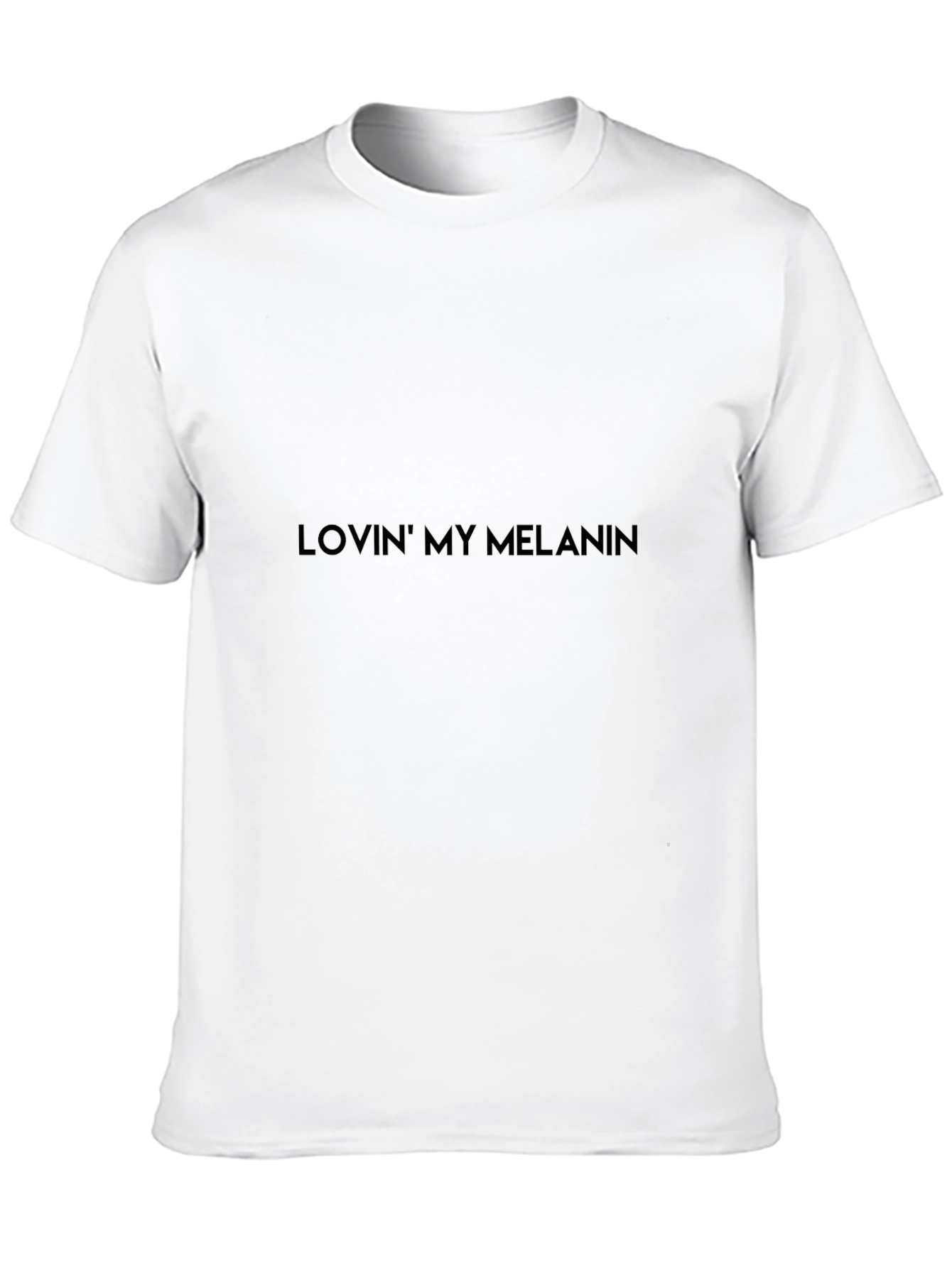 Lovin My Melanin Black Graphic Tee