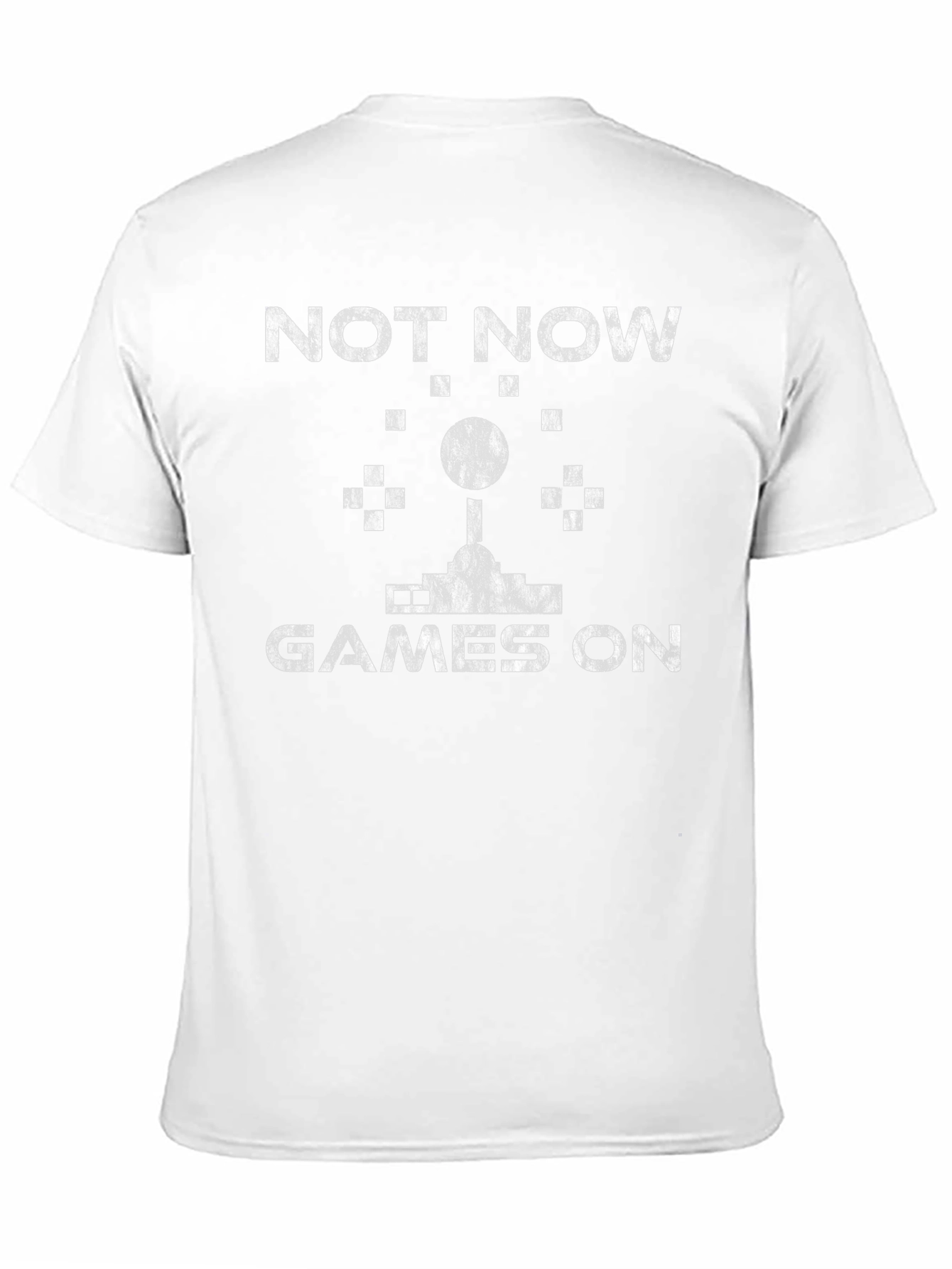 Gamer T-Shirt - Not Now Games On Retro Tee