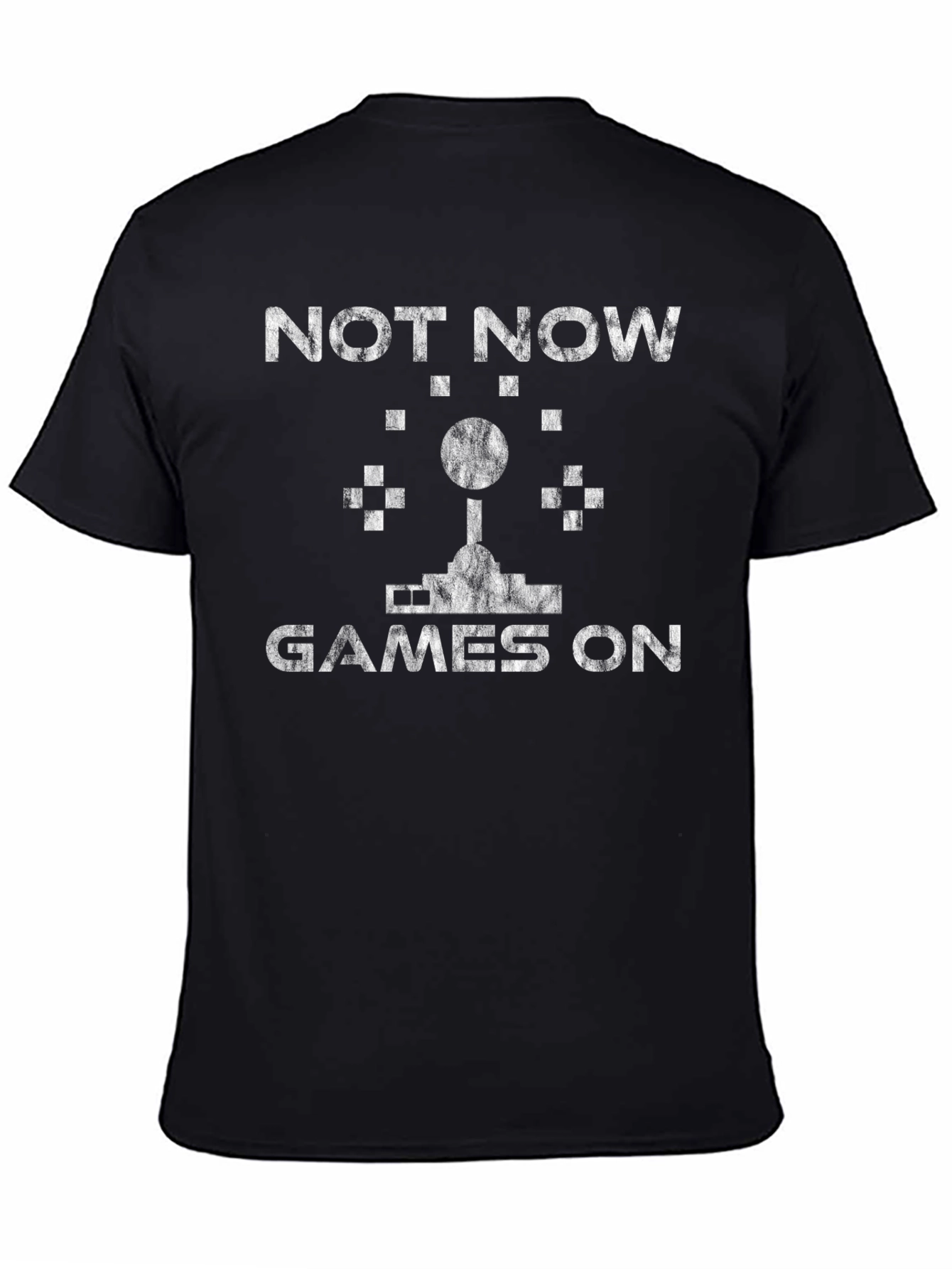 Gamer T-Shirt - Not Now Games On Retro Tee