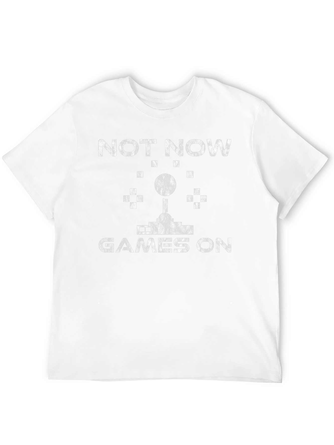 Gamer T-Shirt - Not Now Games On Retro Tee