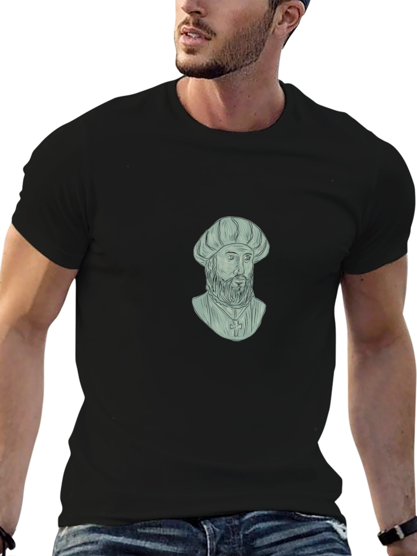 Renaissance Portrait Tee - Classic Style
