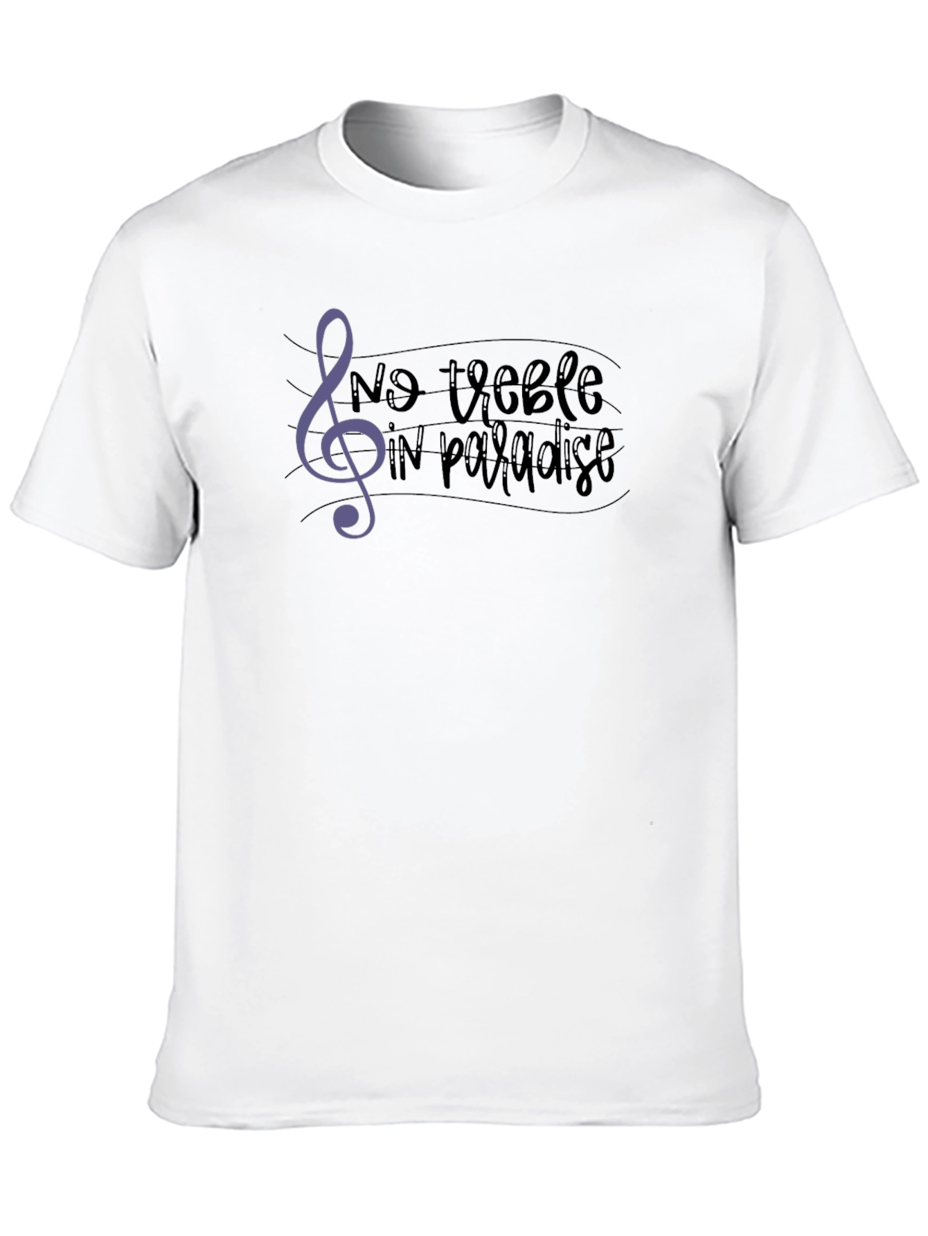 No Treble in Paradise Graphic Tee