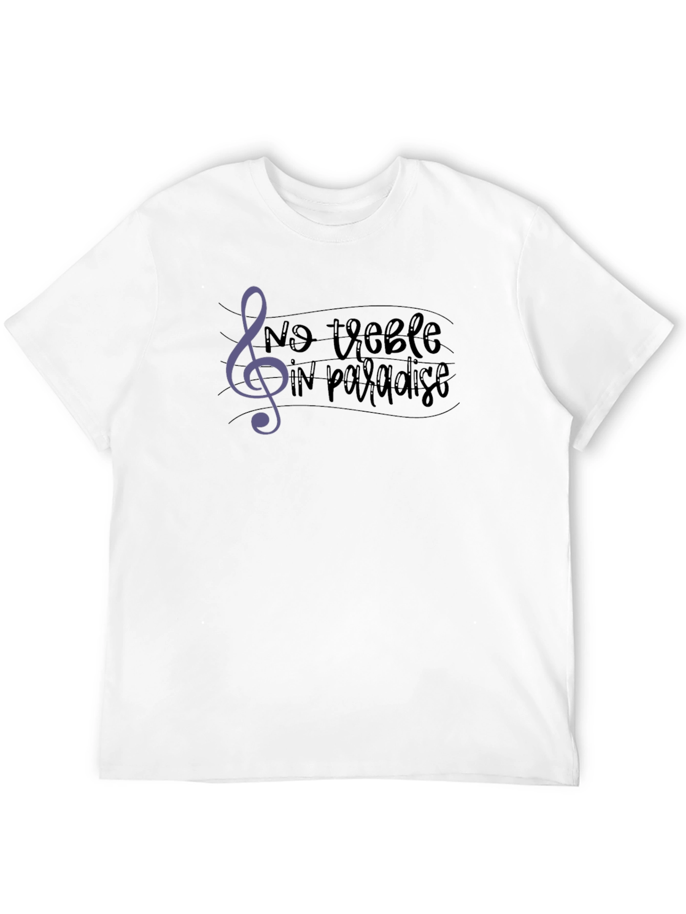 No Treble in Paradise Graphic Tee