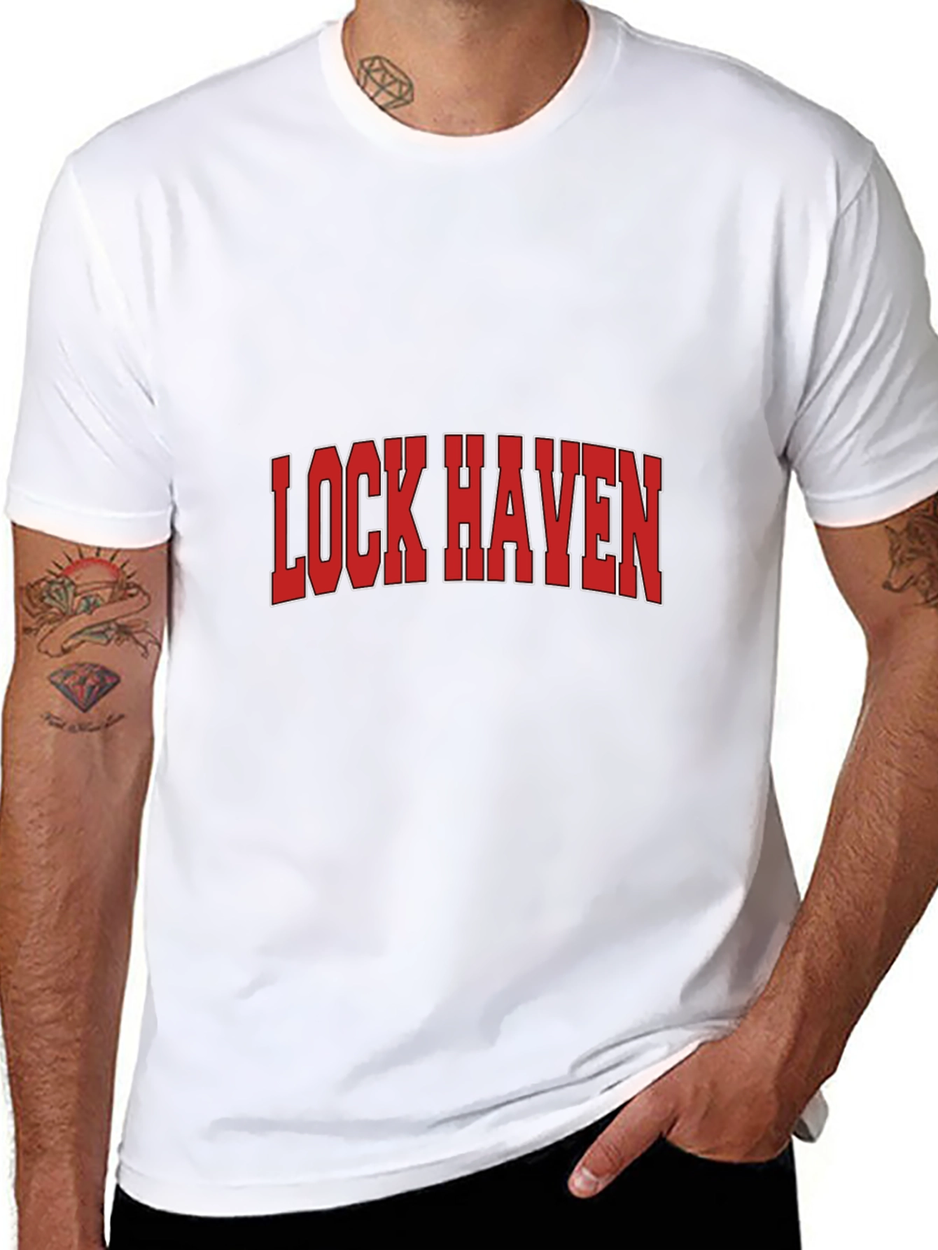 Lock Haven Black T-Shirt