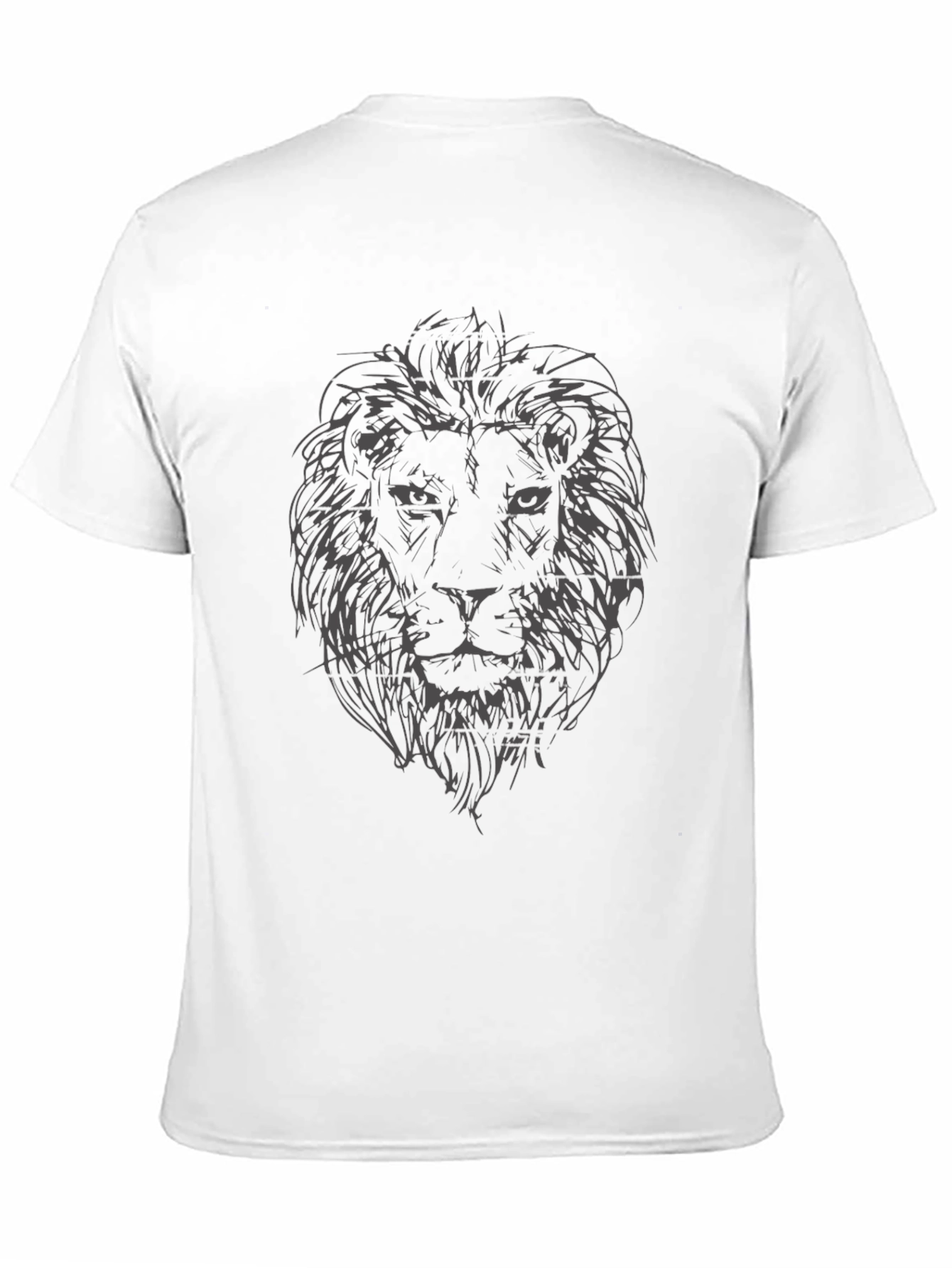 Lion Graphic Tee - Mens Black T-Shirt