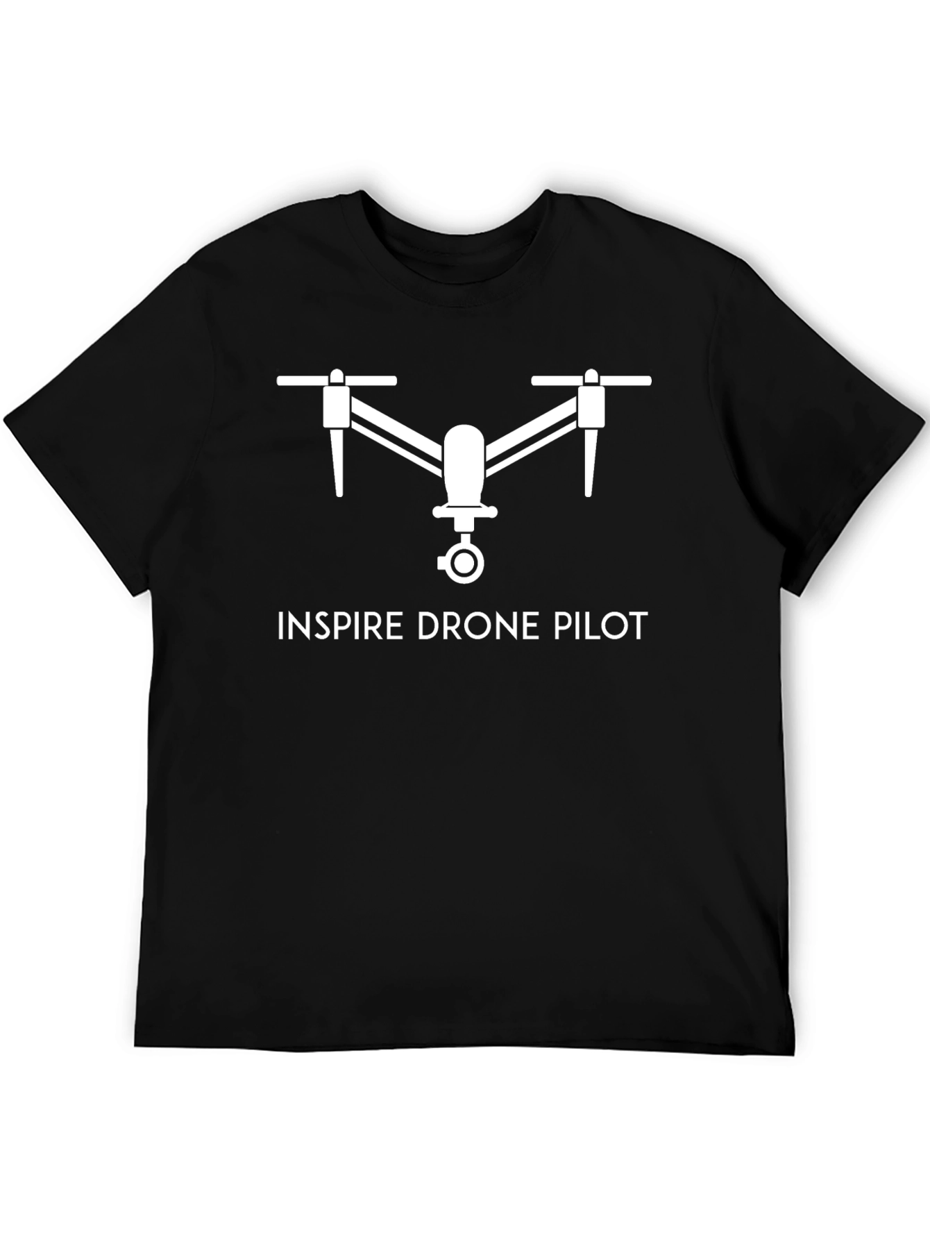 Inspire Drone Pilot Black T-Shirt