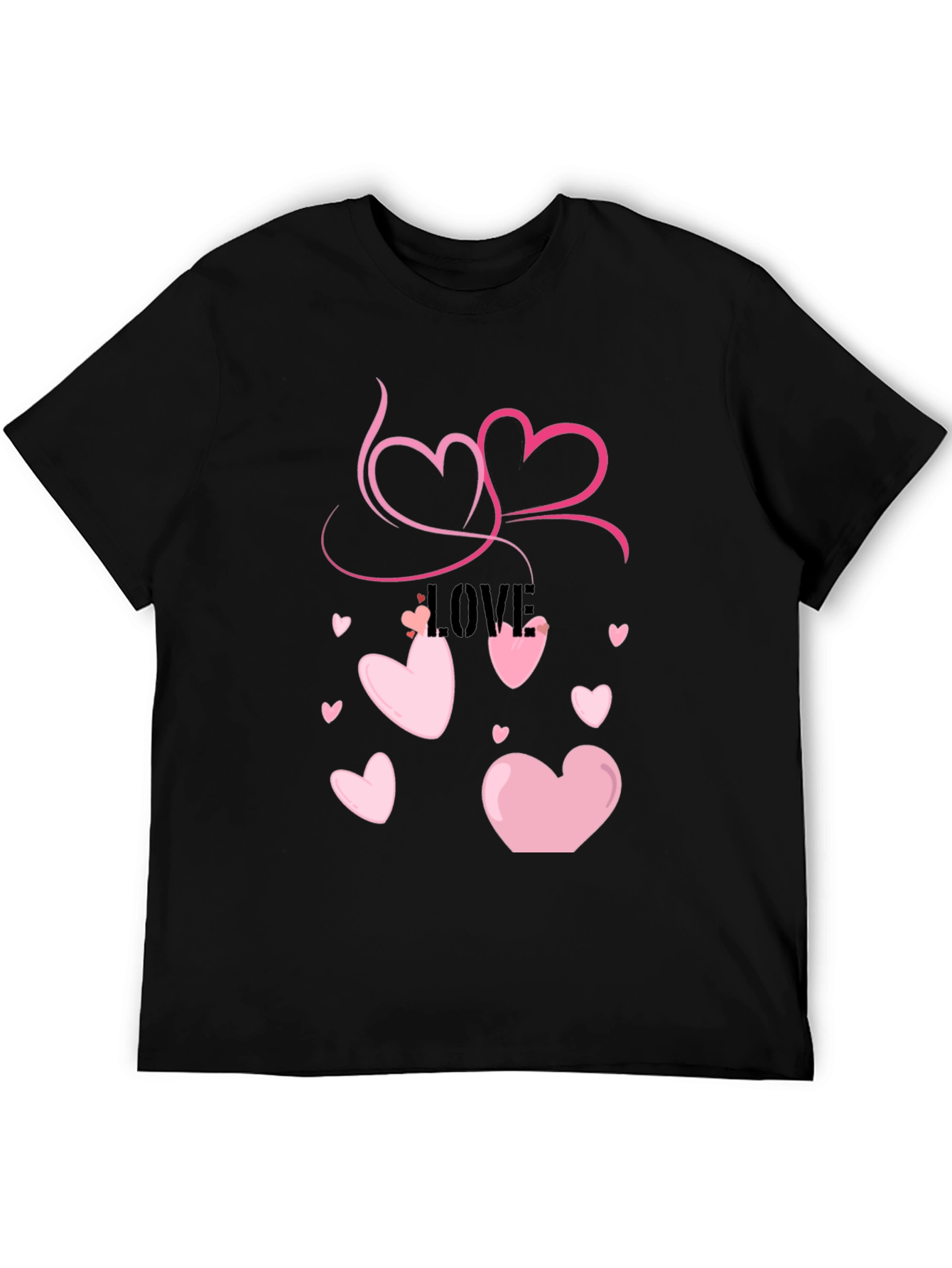 Love Heart Graphic Tee - Valentines Day