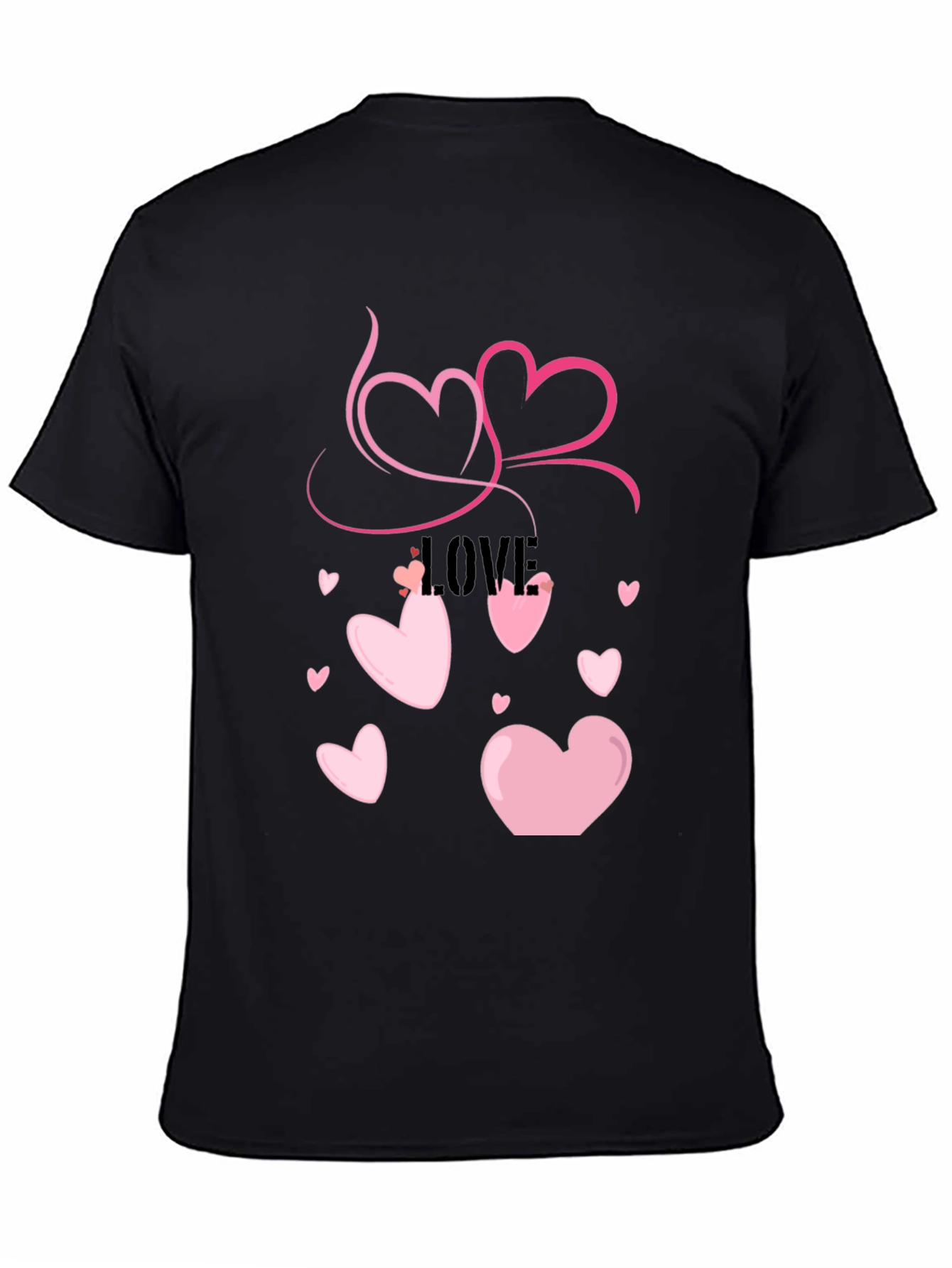 Love Heart Graphic Tee - Valentines Day