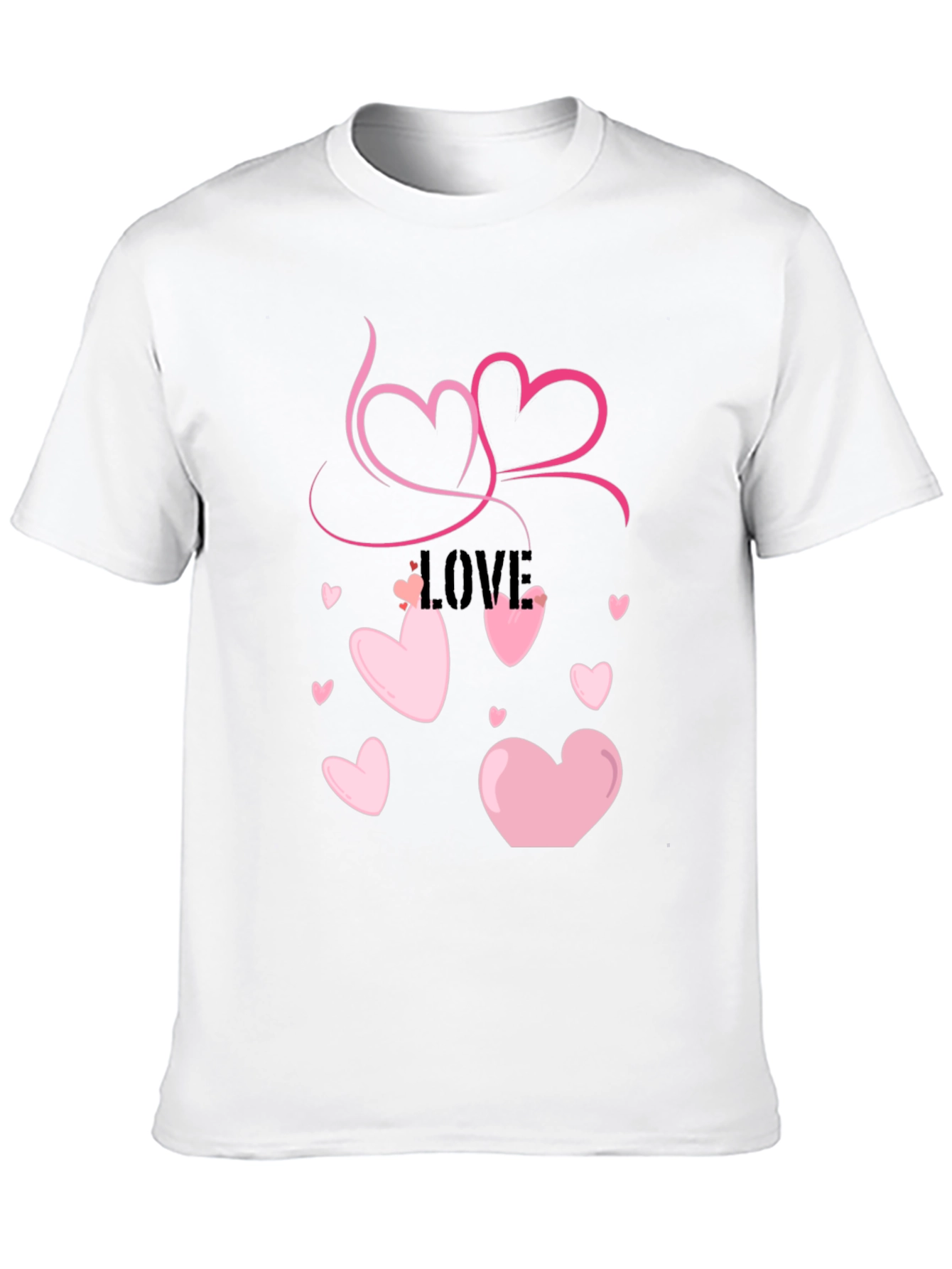 Love Heart Graphic Tee - Valentines Day