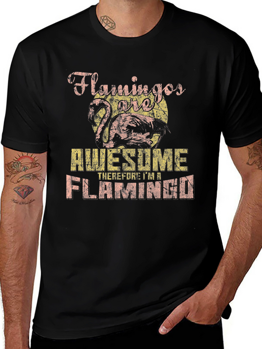 Flamingo Awesome Graphic Tee