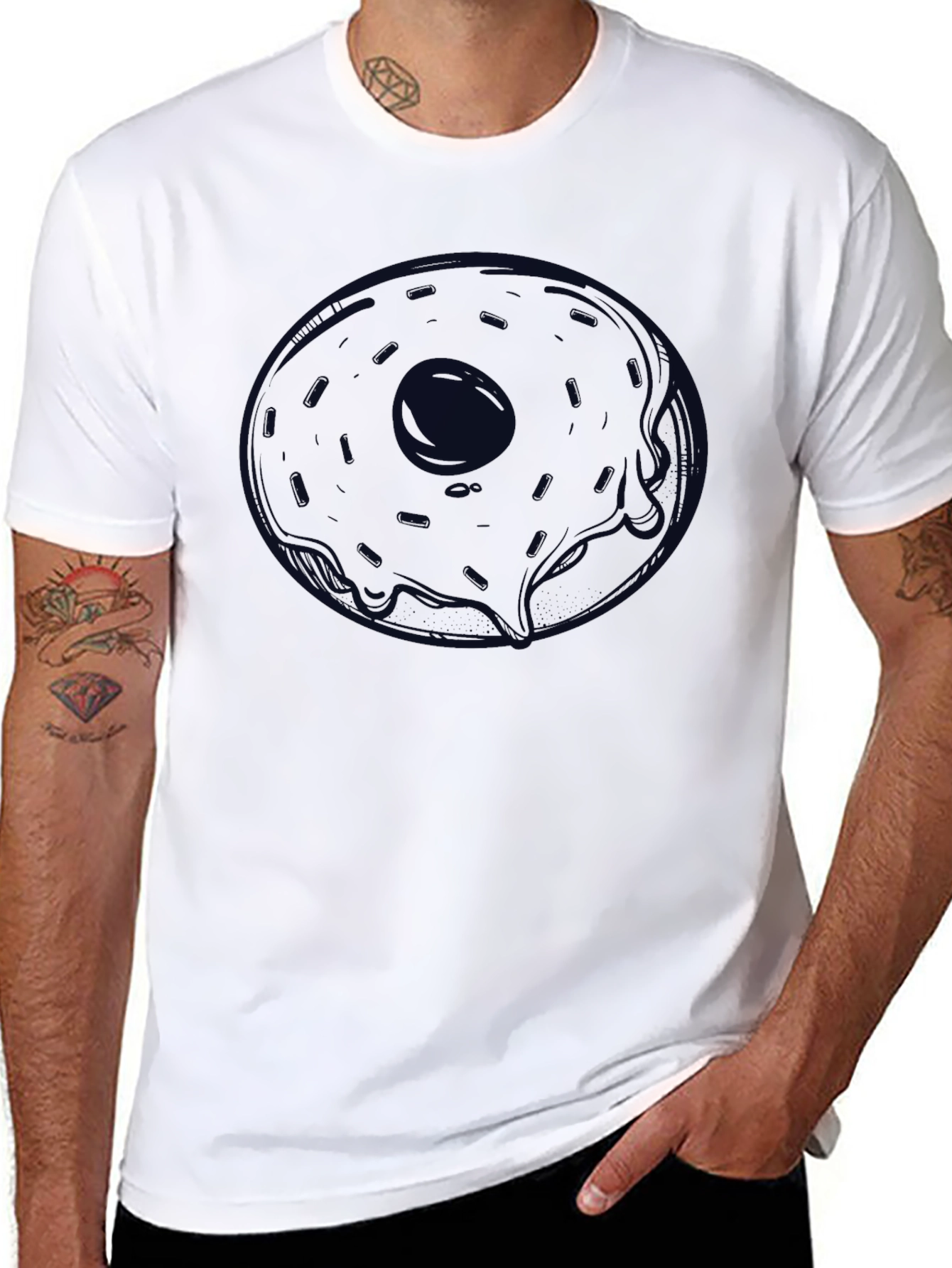 Donut Graphic T-Shirt - Casual Comfort