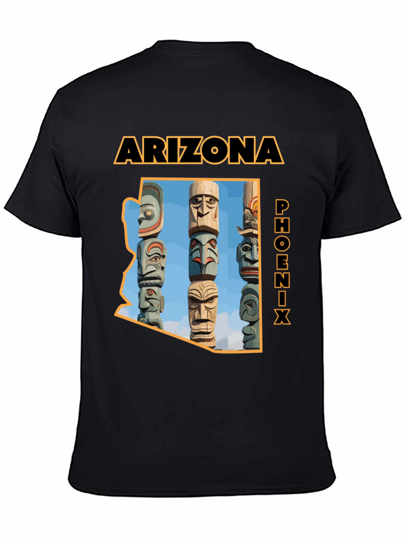 Arizona Phoenix Totem Pole Graphic T-Shirt